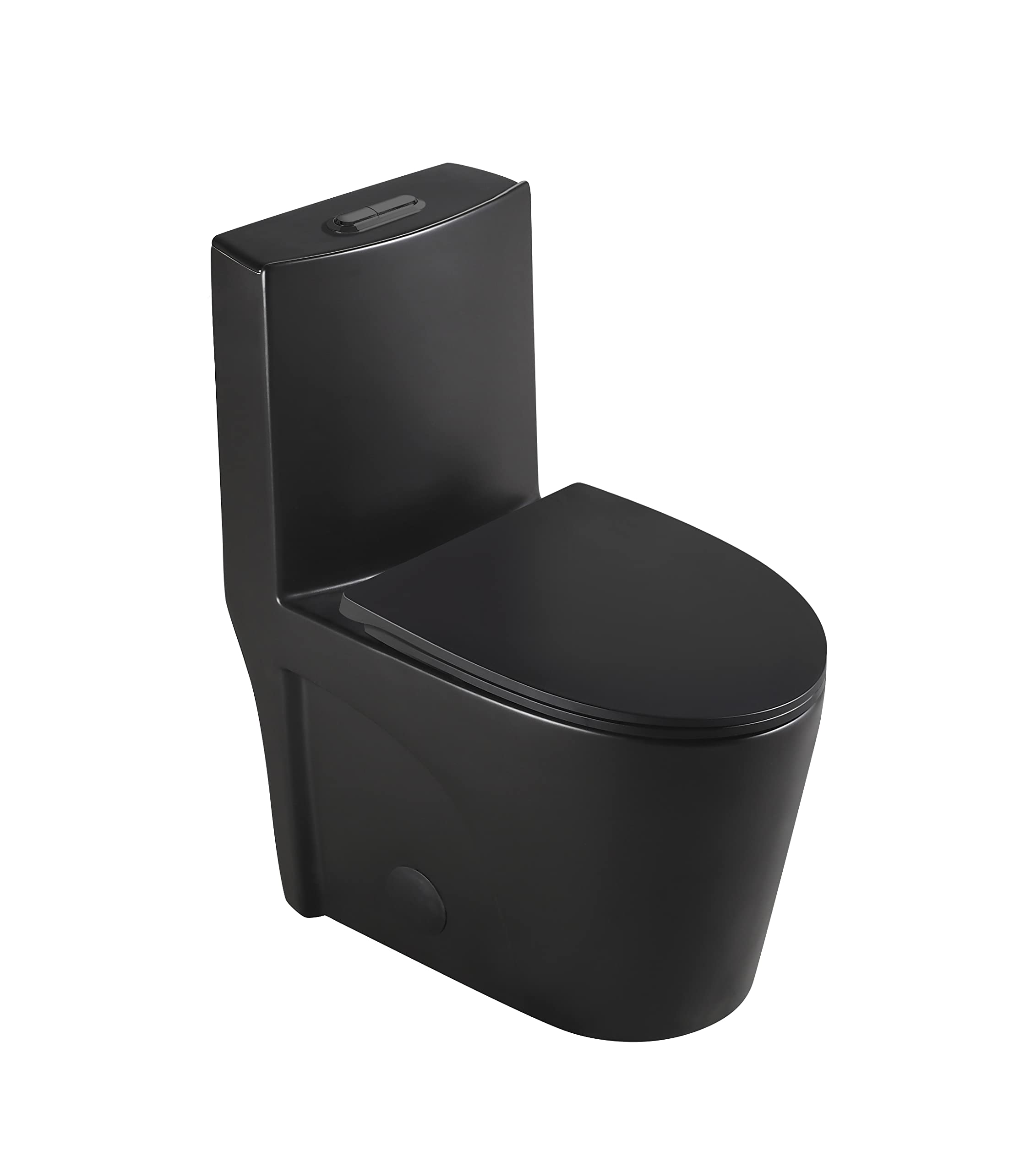 Agua Canada One Piece Elongated Dual Flush Toilet 4L/6L - 1000g Waste Capacity - Water Efficient Modern Bathroom Solution for Homes & Commercial Spaces