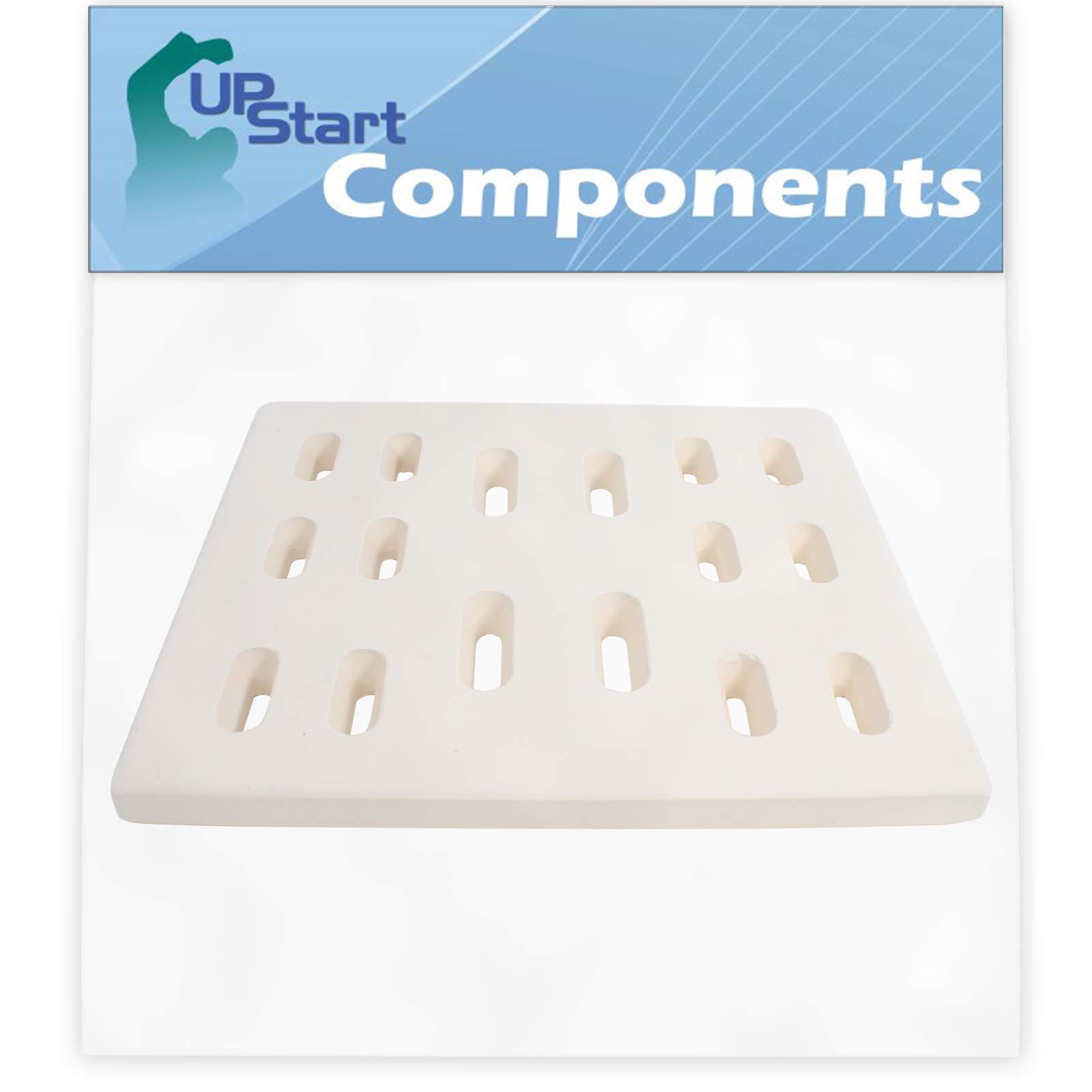 UpStart Components BBQ Grill Heat Shield Plate Replacement Parts for SAMS Y0660NG-2 - Compatible with Ceramic Flame Tamer, Guard, Deflector, Flavorizer Bar - Perfect for Outdoor Grilling, Backyard BBQs & Camping Cooking Accessories