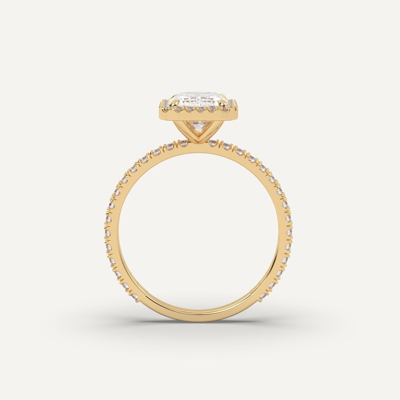 2 Carat Emerald Cut Diamond Ring - Elegant Solitaire Engagement Ring for Women - Perfect for Proposals, Anniversaries & Special Occasions