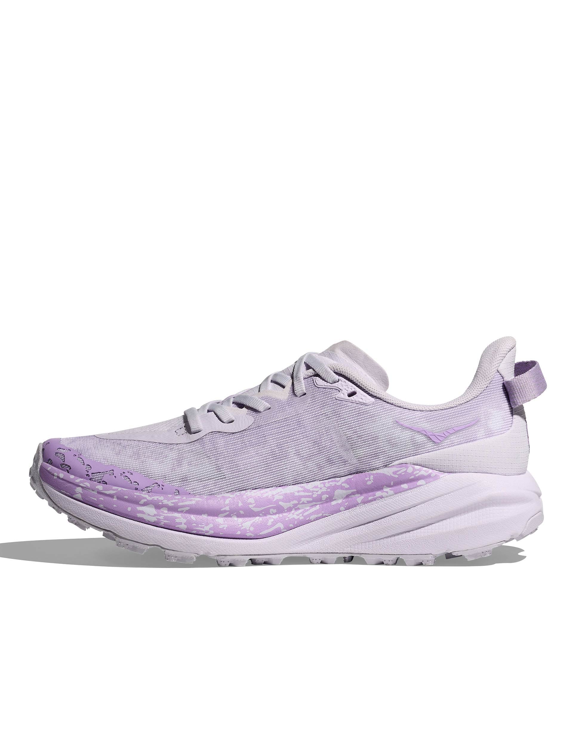 HOKA Speedgoat 6 Trail Running Shoes - Starlight Glow/Aster Flower for Women & Men | Lightweight & Cushioned for Hiking, Trail Running & Outdoor Adventures