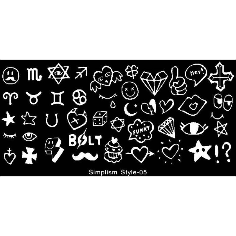 Premium Nail Art Stamping Plates - 50+ Unique Designs for DIY Manicures | Perfect for Home, Salon & Gift Giving