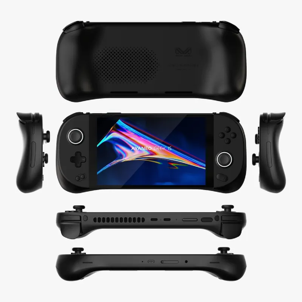 AYANEO GEEK 1S Handheld Gaming PC - Portable Windows 11 Gaming Console with AMD Ryzen 7 7840U, 7-inch IPS Display, 16GB RAM - Perfect for AAA Gaming On The Go, Travel Entertainment & Retro Emulation