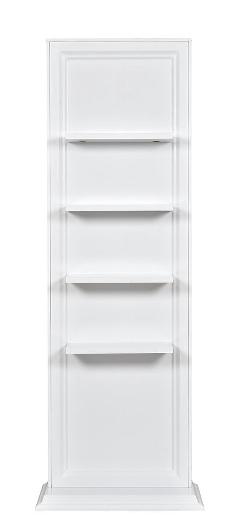 Gondola Free Standing Double Retail Display Shelf - Sturdy Store Shelving Unit for Clothing, Shoes & Accessories - Perfect for Boutiques, Malls & Retail Stores