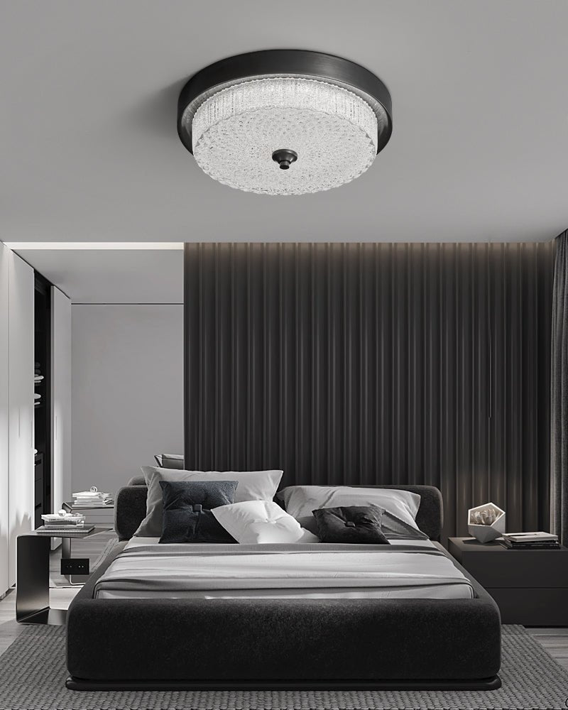 Aurestella Modern Ceiling Light Fixture - Energy Efficient LED Flush Mount for Living Room, Bedroom, Kitchen & Hallway - Dimmable Bright Lighting for Home Decor