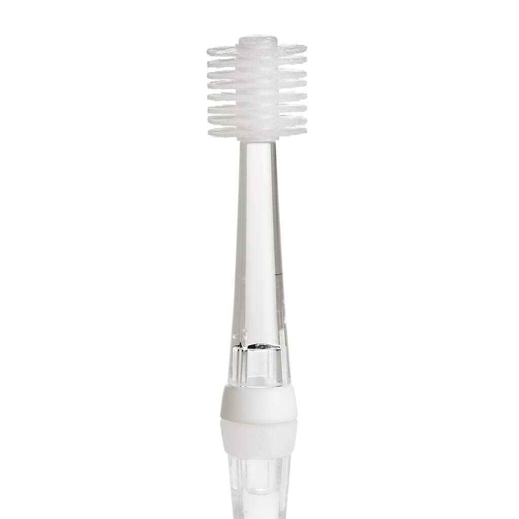 Brilliant Lumi 360 Round Head Travel Sonic Electric Toothbrush for Adults - LED Microfiber Bristles, Gentle Sonic Technology, Waterproof & Rechargeable - Perfect for Travel, Home & Office Use