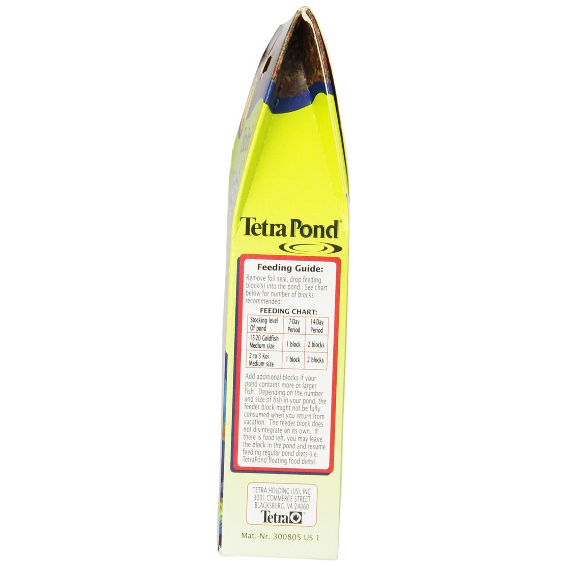 TetraPond 16477 Vacation Fish Food Slow Release Feeder Block - 3.45 Ounce (2-Pack) | Ideal for Ponds & Aquariums During Travel | Long-Lasting Nutrition for Koi & Goldfish