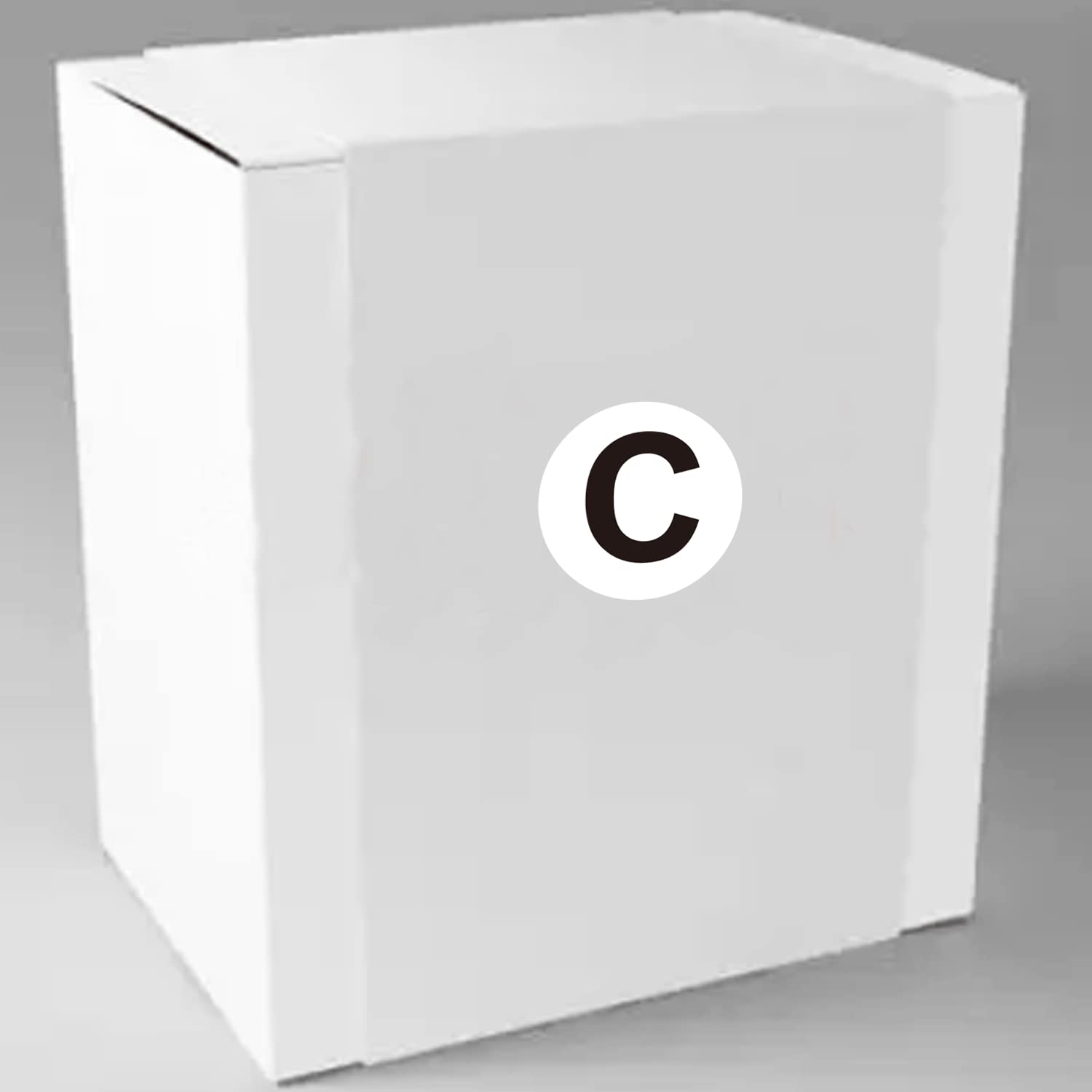 1 Inch Round Letter C Inventory Labels - 500 Adhesive Circle Dot Stickers for Organizing, Filing & Storage | Capital C Stickers for Office, Warehouse & Retail Use
