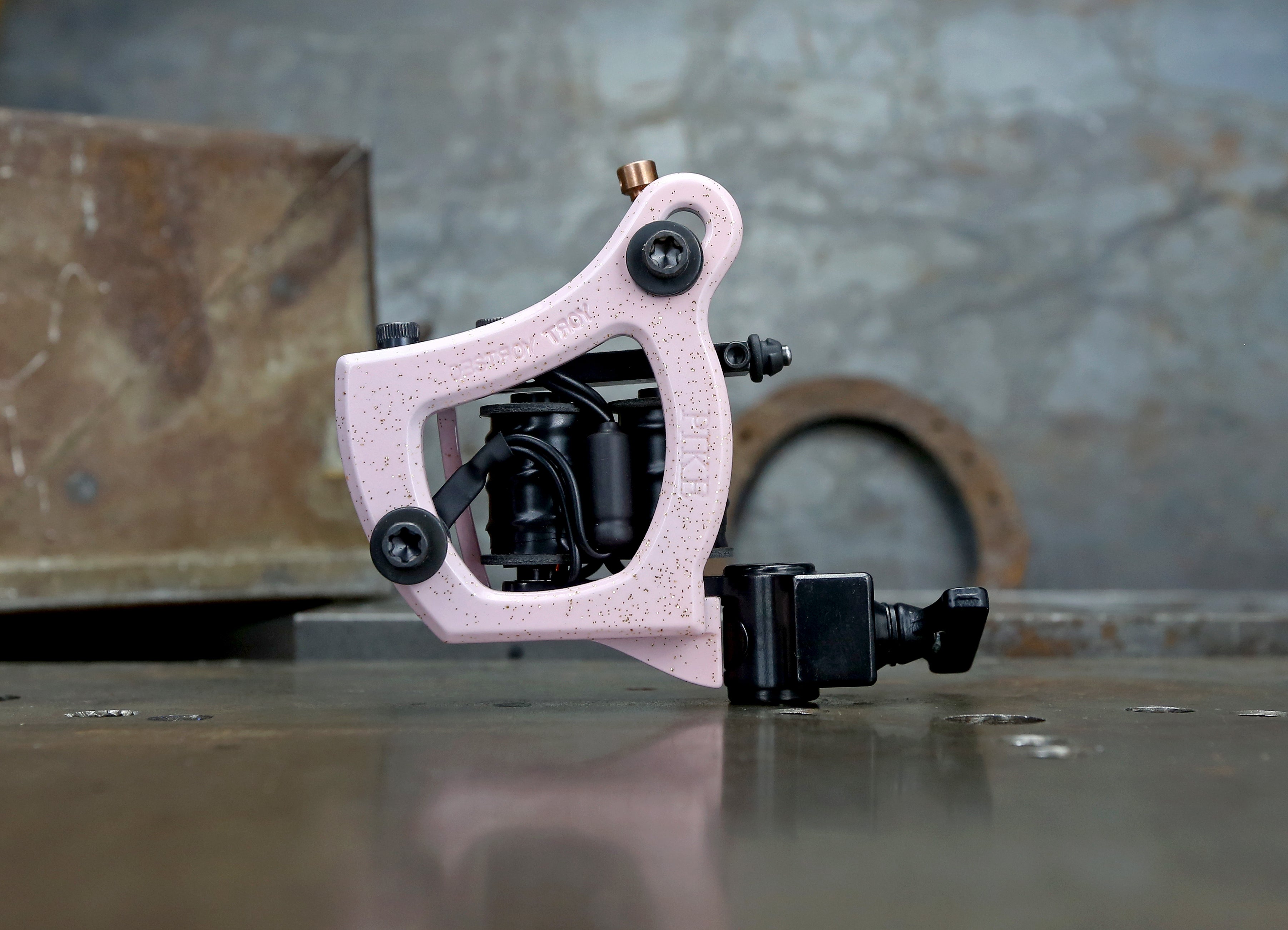Limited Edition Mike Pike x Destroy Troy Teacup Liner - Pink & Black Design for Skateboarding & Collectors