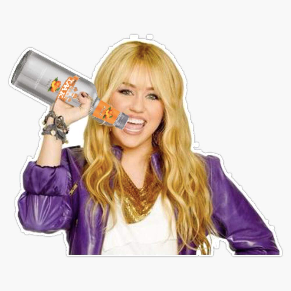 Custom Hannah Montana Sticker - Vinyl Bumper Decal (3-Pack) - Waterproof 5 Inch Car Stickers for Laptops, Water Bottles & Windows - Fun Decorative Stickers for Teens & Kids