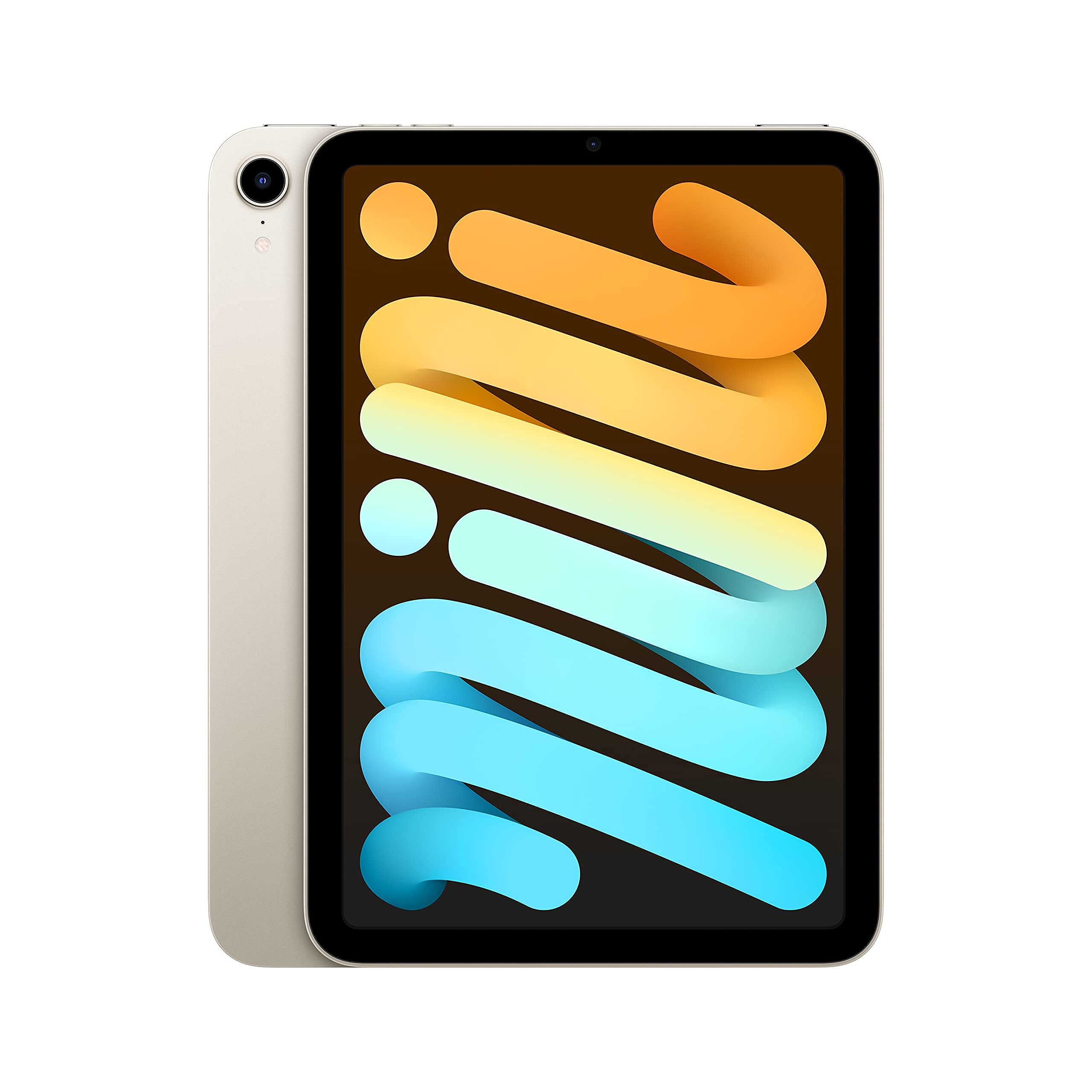 2021 Apple iPad Mini 6 (8.3 inch, Wi-Fi, 64GB) Starlight (Renewed) - Portable Tablet for Work, Study & Entertainment | Lightweight Design for Travel & Home Use