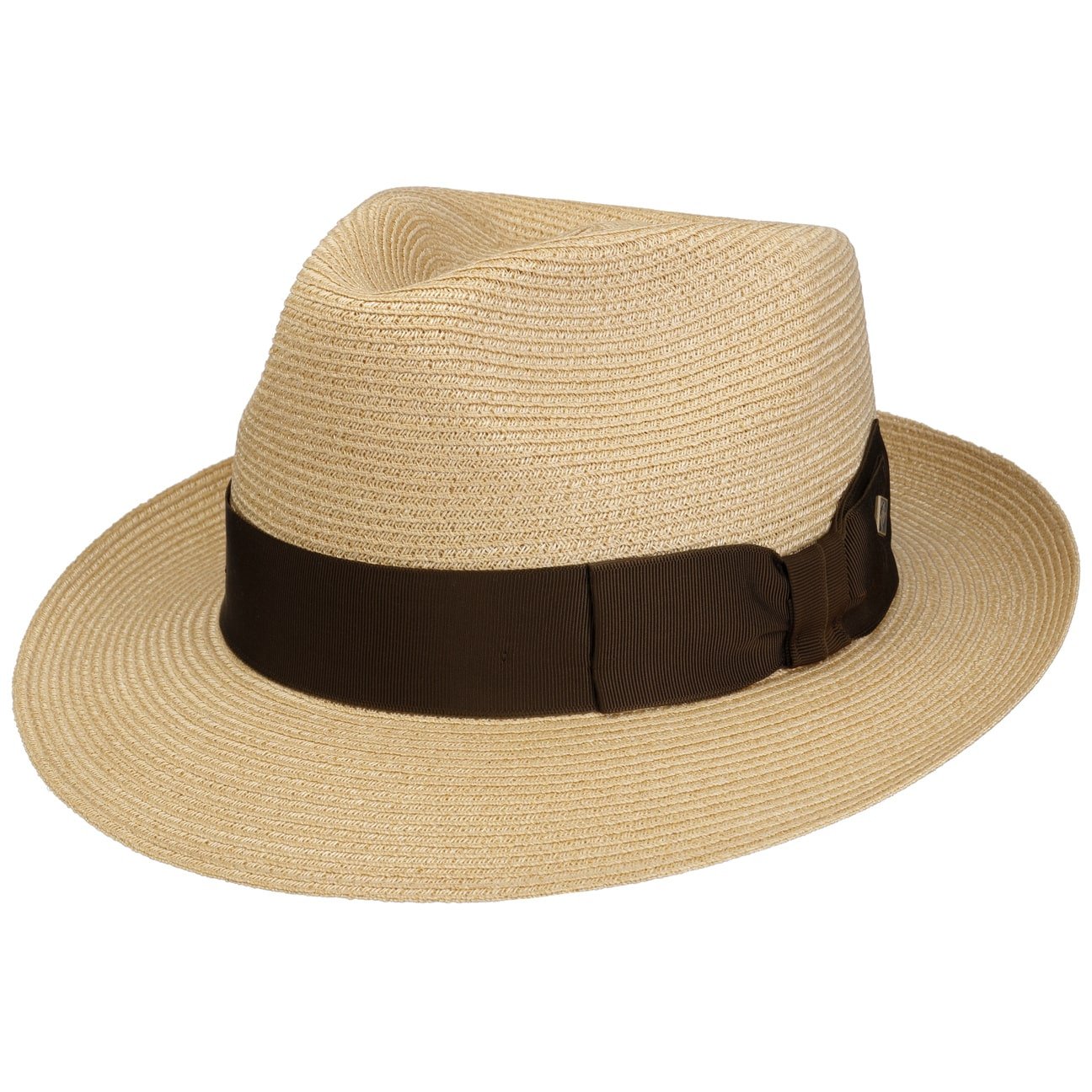 JJ Hats Fedora Hat for Men - 100% Natural Hemp Material - Stylish & Breathable Summer Sun Hat for Outdoor, Travel, and Casual Wear