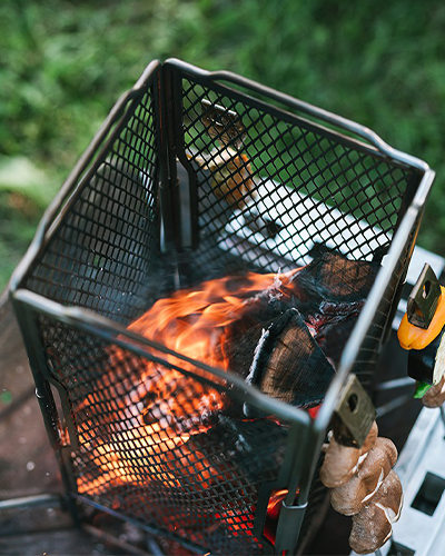 Takibi Fire Pit Starter Set - Portable Camping & Backyard Bonfire Kit for Outdoor Cooking & Gatherings