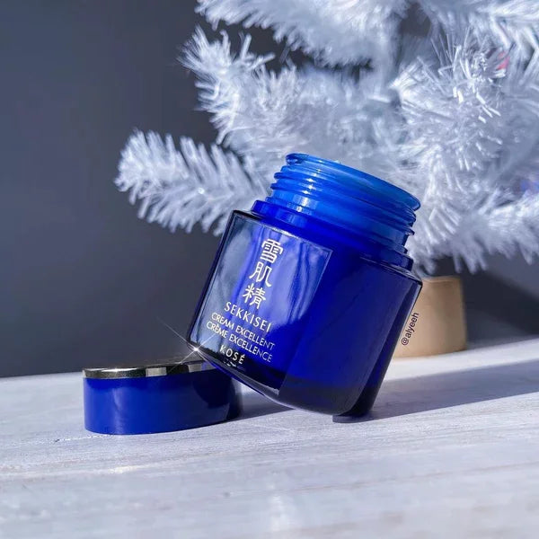 Kose Sekkisei Excellent Spot Treatment Moisturizing Cream 50g - Brightening & Hydrating Face Moisturizer for Dark Spots & Uneven Skin Tone - Perfect for Night Skincare Routine & Daily Hydration