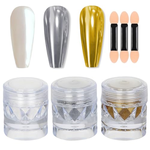 3PCS-Gold/Silver/Pearl