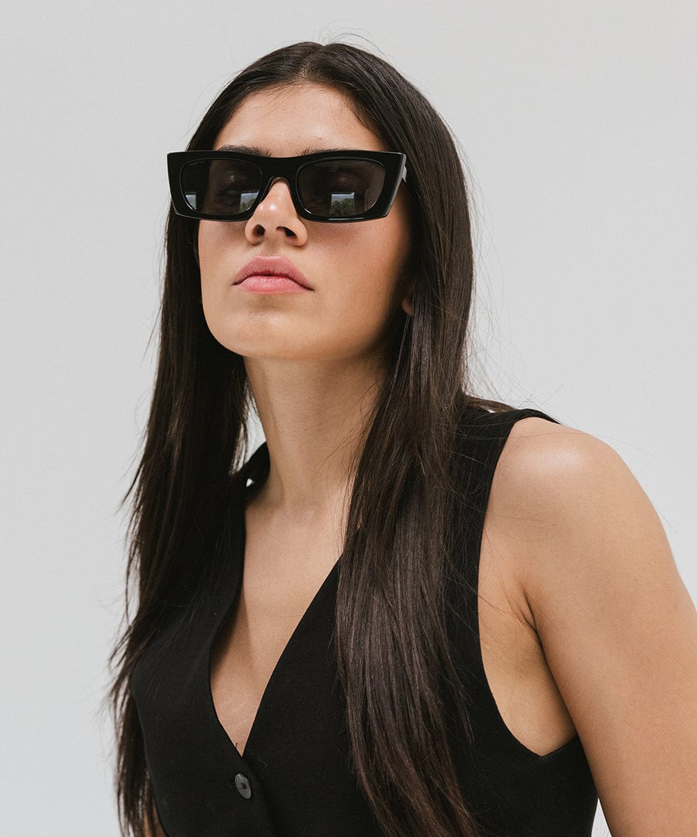 Jackie Rectangle Sunglasses for Women - UV Protection Fashion Shades - Perfect for Driving, Beach & Outdoor Activities