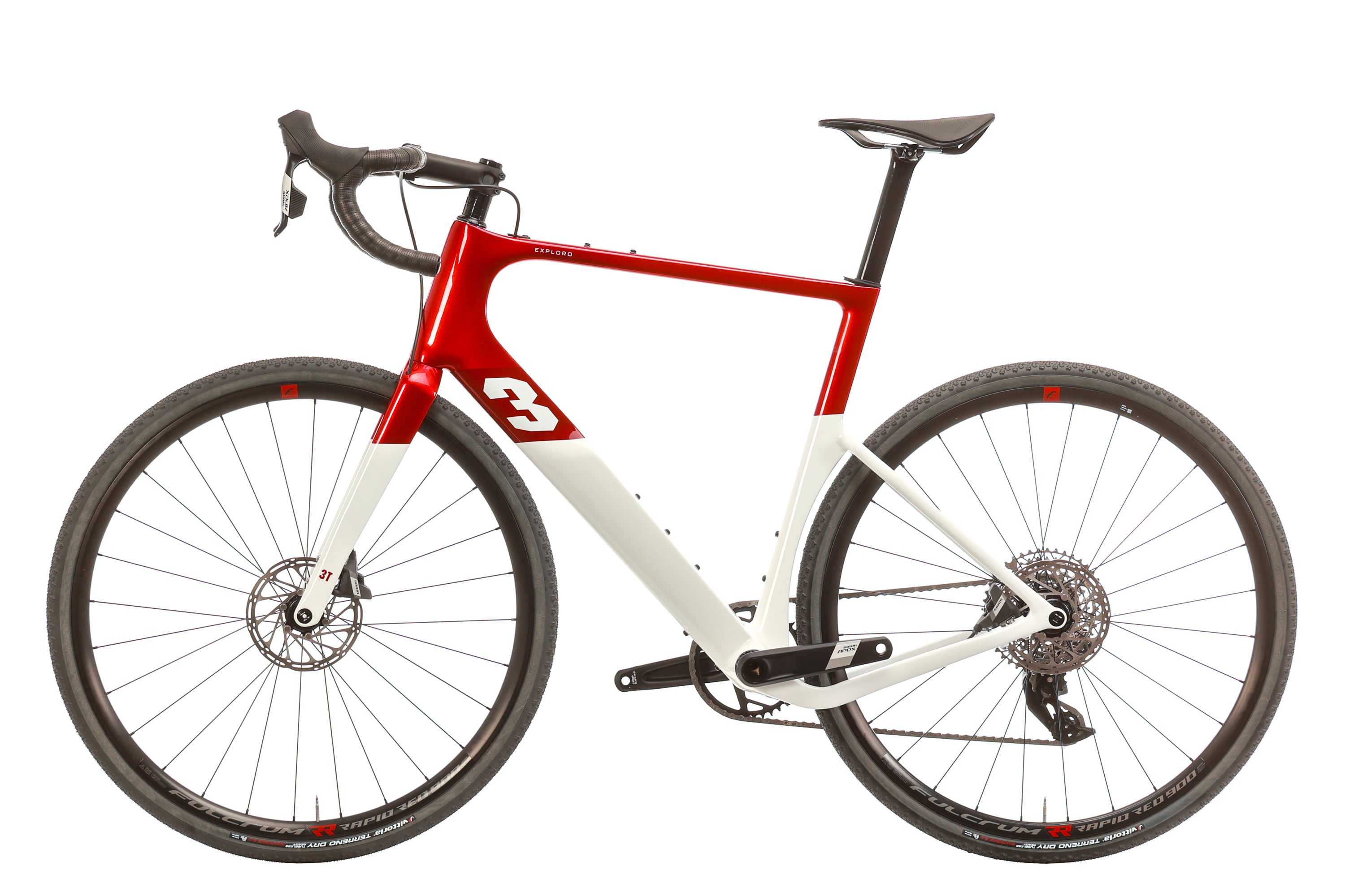 3T Exploro RaceMax Apex XPLR AXS 1x12 Gravel Bike 2023 - 58cm Carbon Frame Gravel Road Bike for Adventure Riding & Bikepacking | Perfect for Off-Road Trails, Commuting & Endurance Cycling