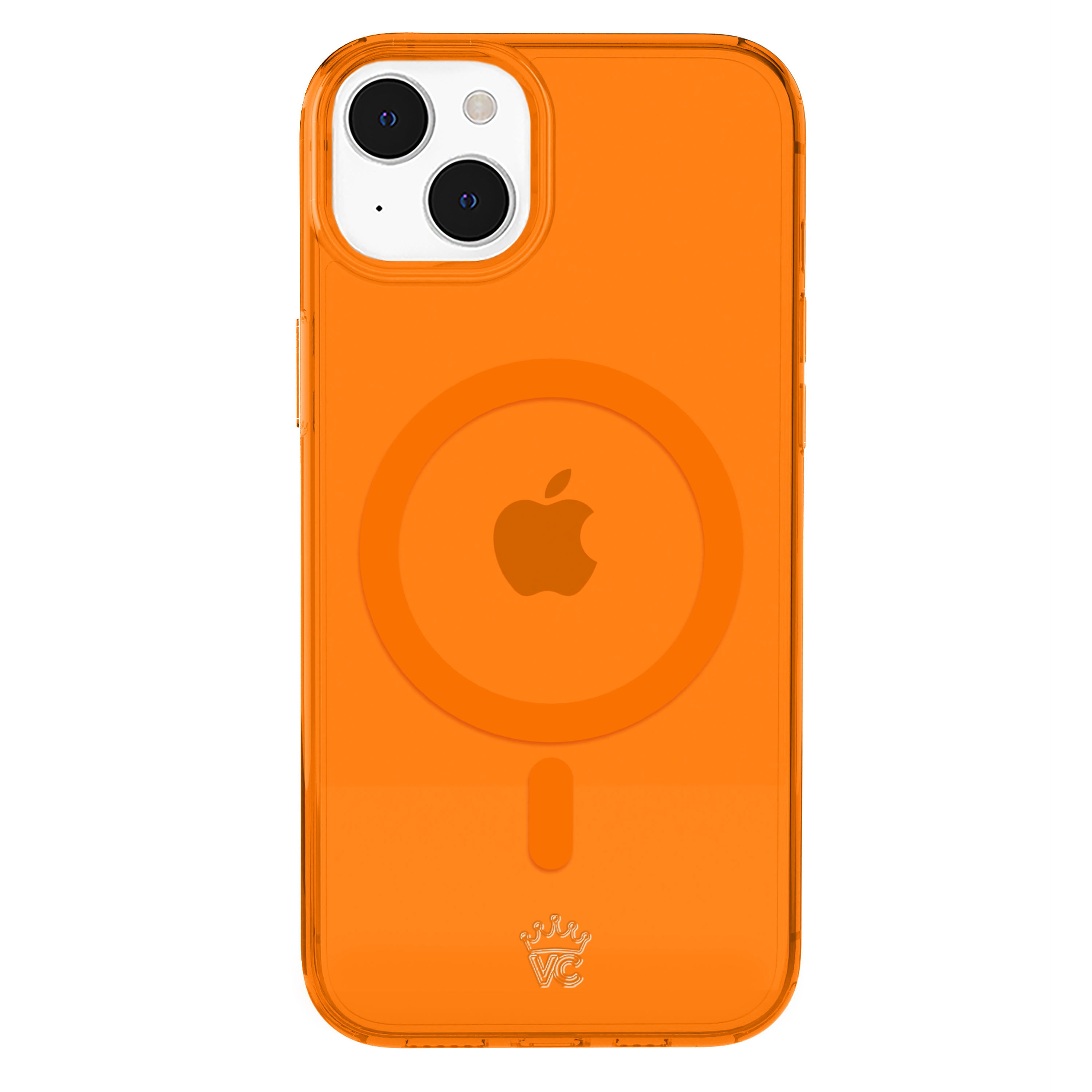 Neon Orange Clear iPhone Case - Shockproof & Scratch-Resistant Protective Cover for iPhone [Model] - Perfect for Outdoor Activities, Sports & Daily Use