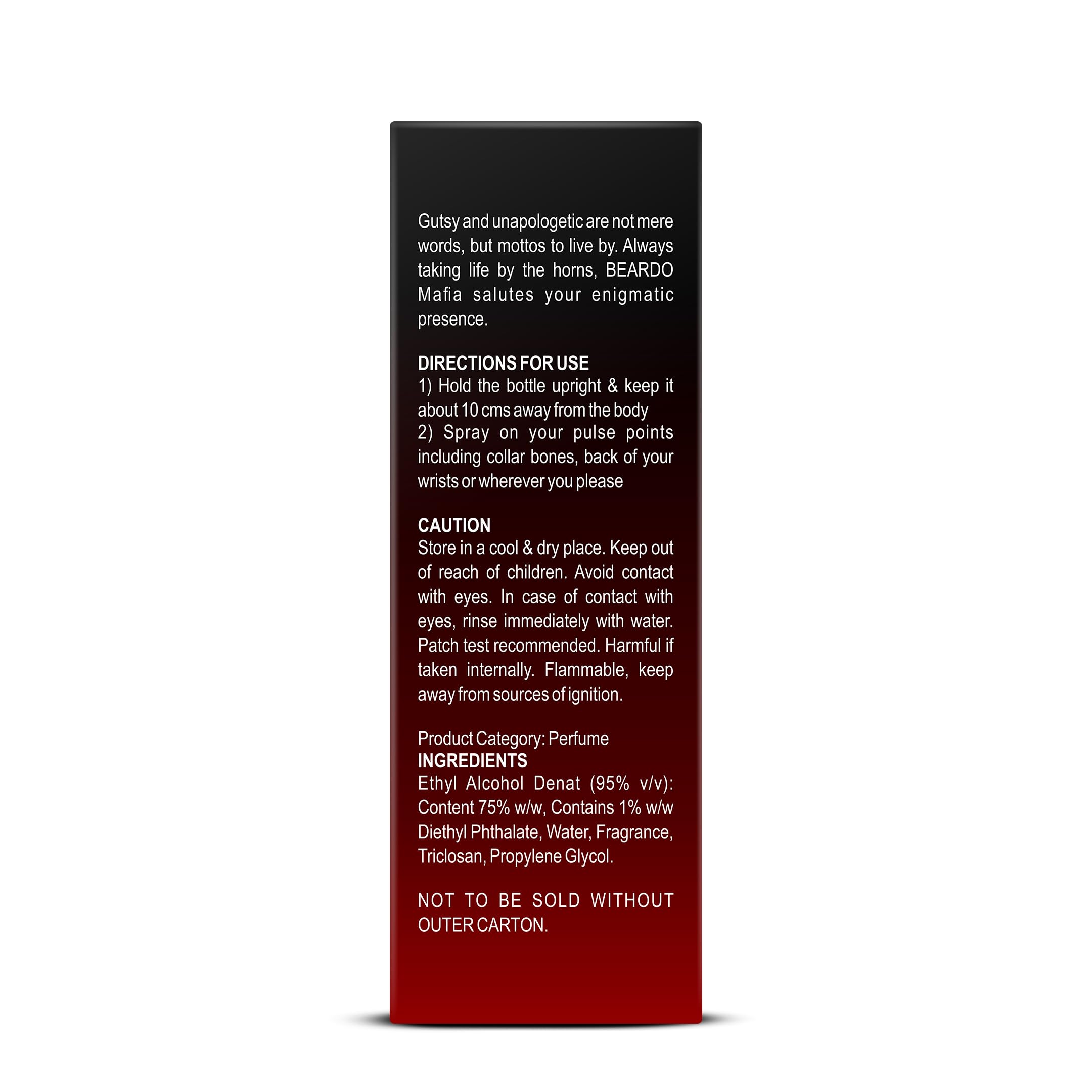Beardo Mafia Eau De Parfum for Men - 50ml Long Lasting Musk & Woody Cologne | Daytime Fragrance Body Spray | Valentine's Day Gift for Husband, Boyfriend & Men | Perfect for Date Night, Office & Special Occasions