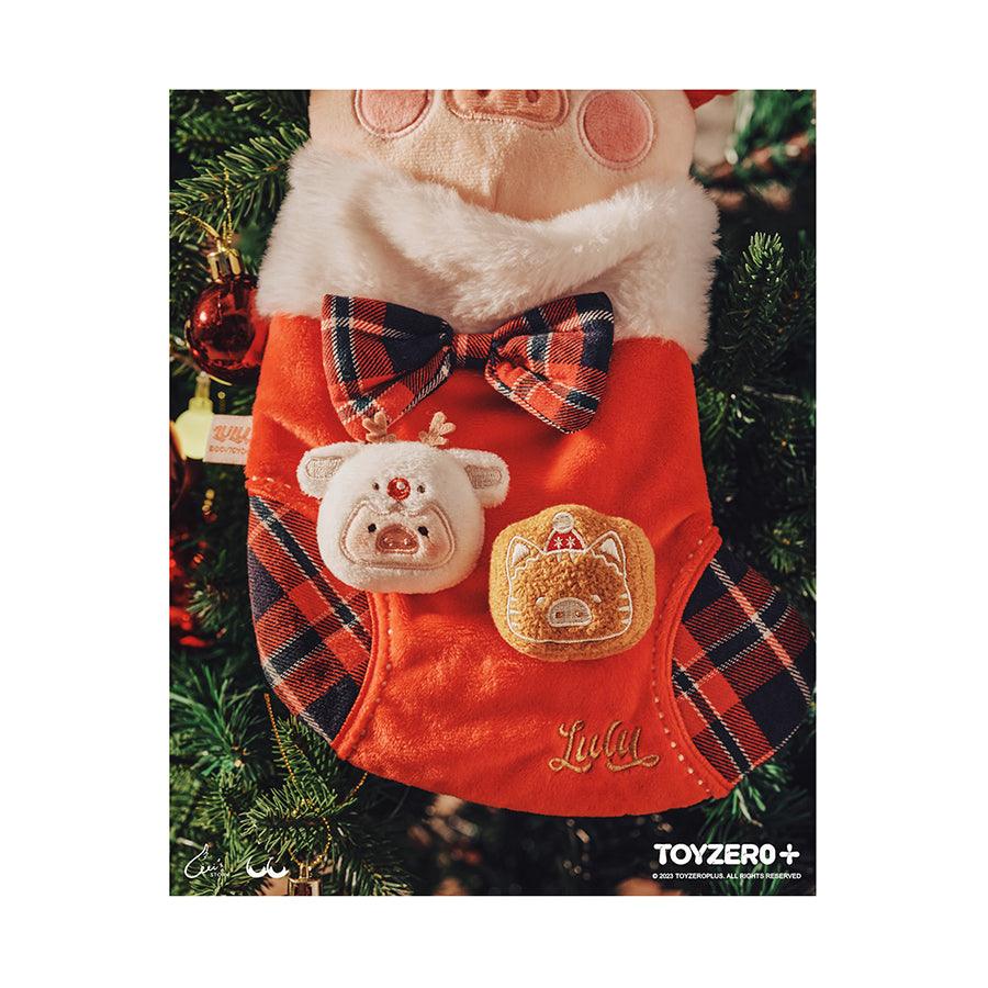 TOYZEROPLUS LuLu the Piggy Christmas Sock Charms - Adorable Pig Shaped Holiday Ornaments for Stocking Stuffers, Tree Decorations & Gift Giving
