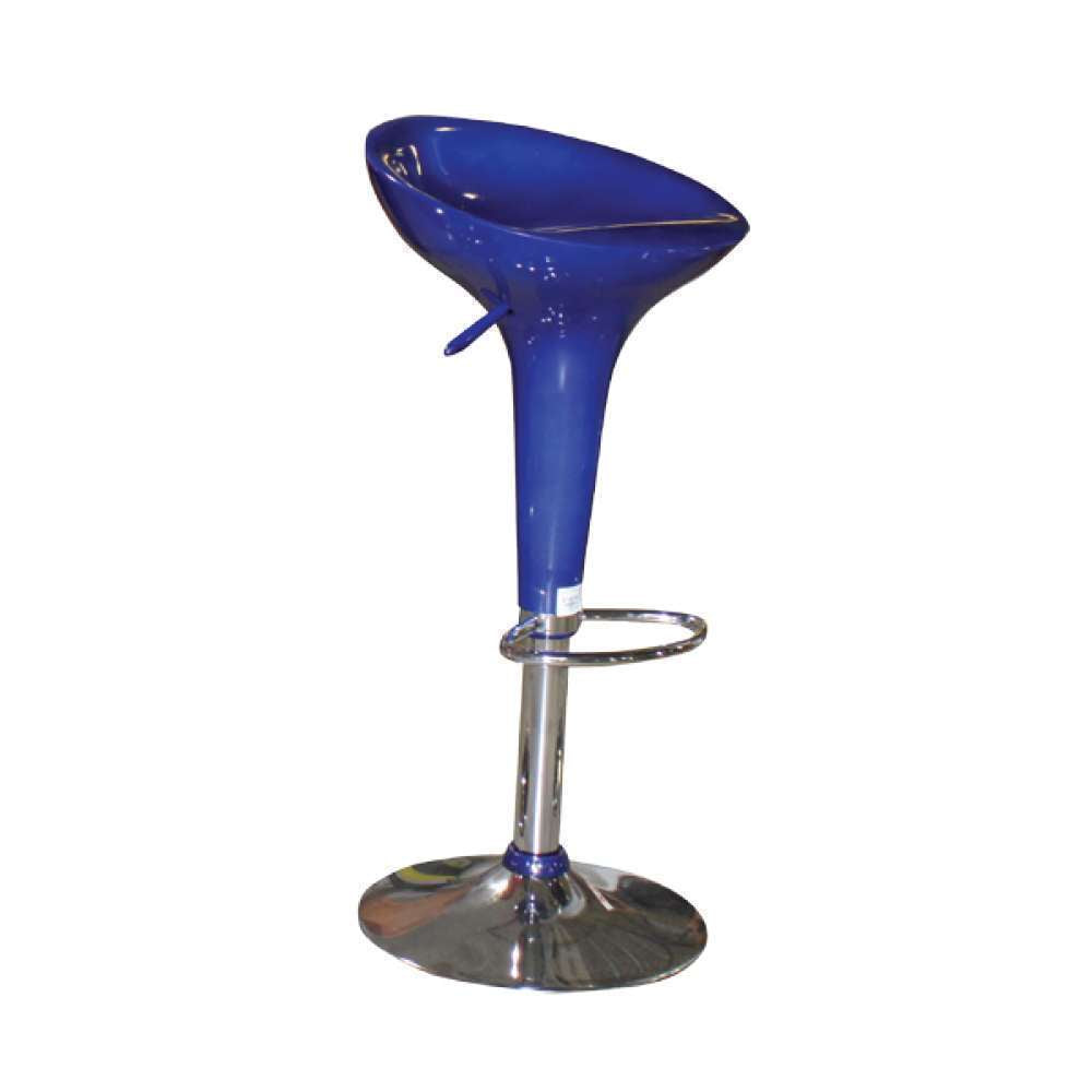 Econ Bar Chair Blue - Modern & Comfortable Bar Stool for Kitchen, Dining & Home Decor - Perfect for Breakfast Nook, Bar Counter & Small Spaces