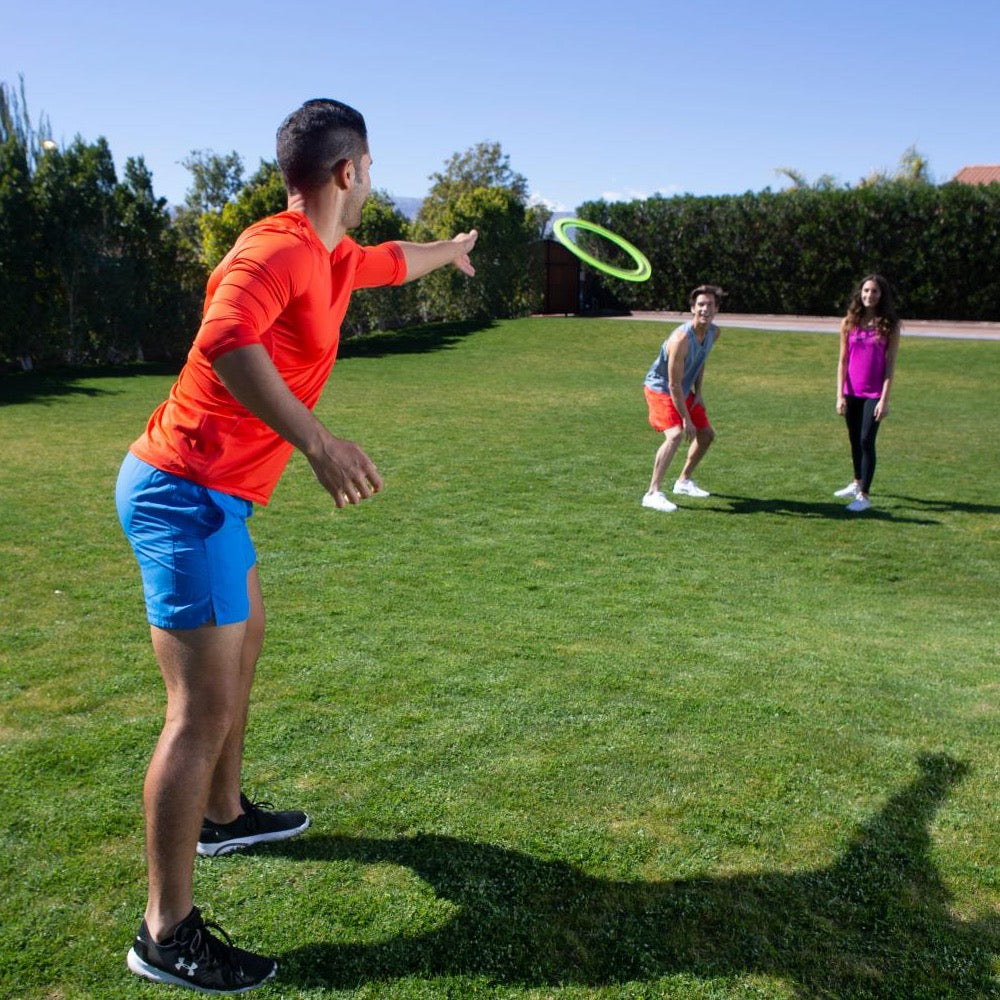 Aerobie Pro Flying Ring - 13 Inch Outdoor Sports Disc for Ultimate Frisbee, Beach Games, and Backyard Fun - High Performance Flying Disc for Kids and Adults