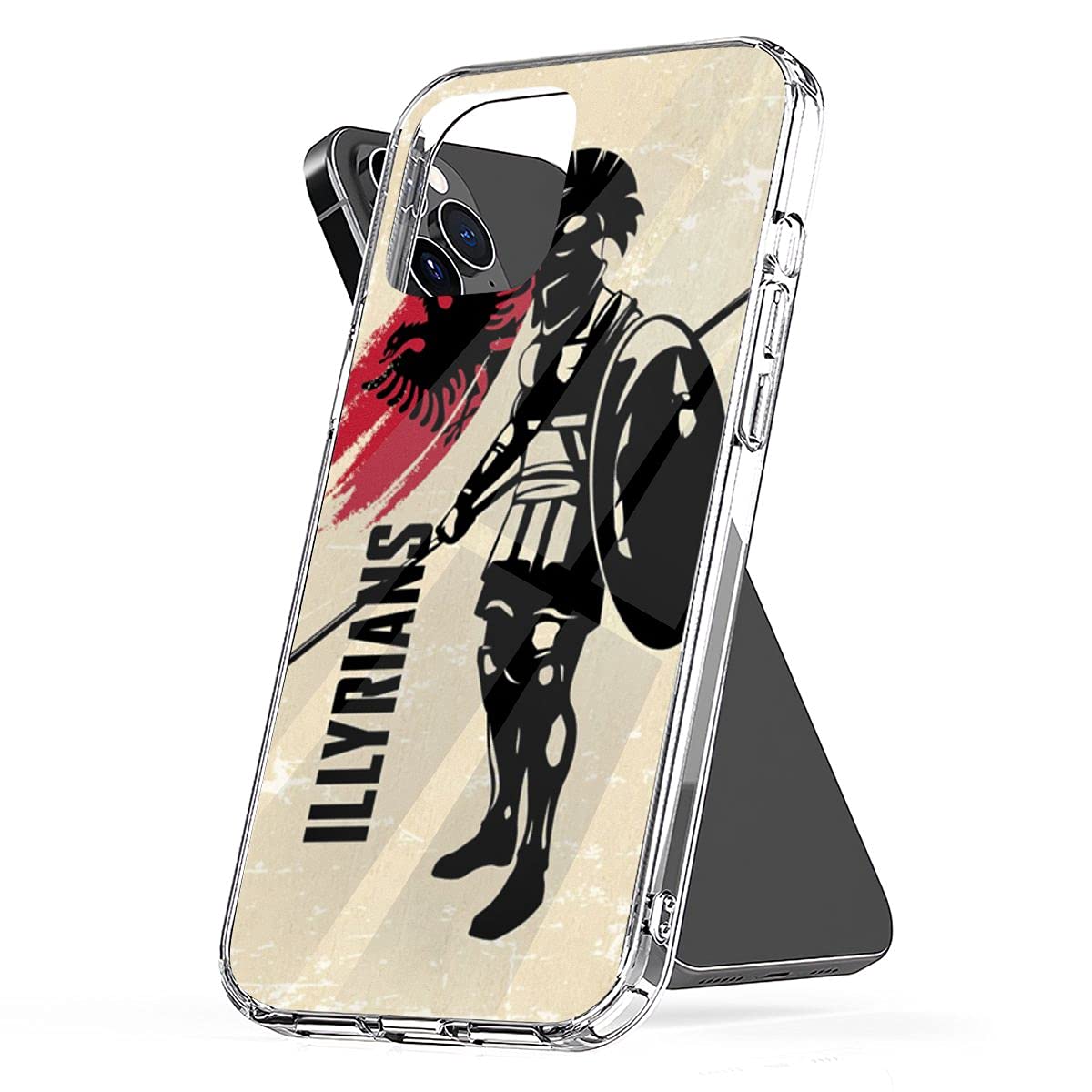Shockproof Aesthetic Phone Case for iPhone 13/12/11/X/Xs/Xr/8/7/6/6s Plus/Mini/Pro Max & Samsung Galaxy Note/S9/S10/S20 Ultra Plus - Funny Illyrians Design - Perfect for Daily Use, Travel & Outdoor Protection