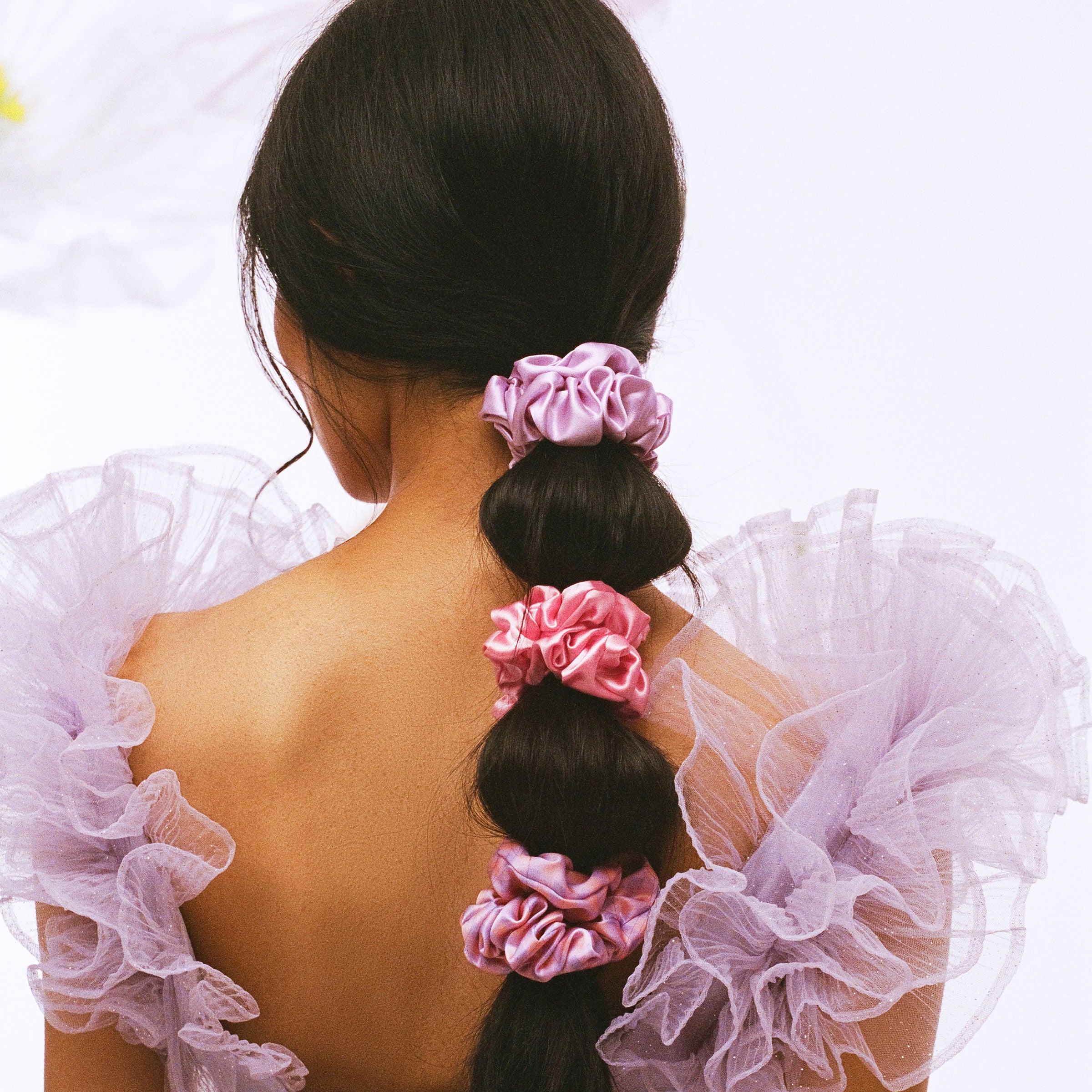 Large Scrunchies for Women - Soft & Stretchy Hair Ties for Thick Hair - Perfect for Workouts, Yoga, and Everyday Use