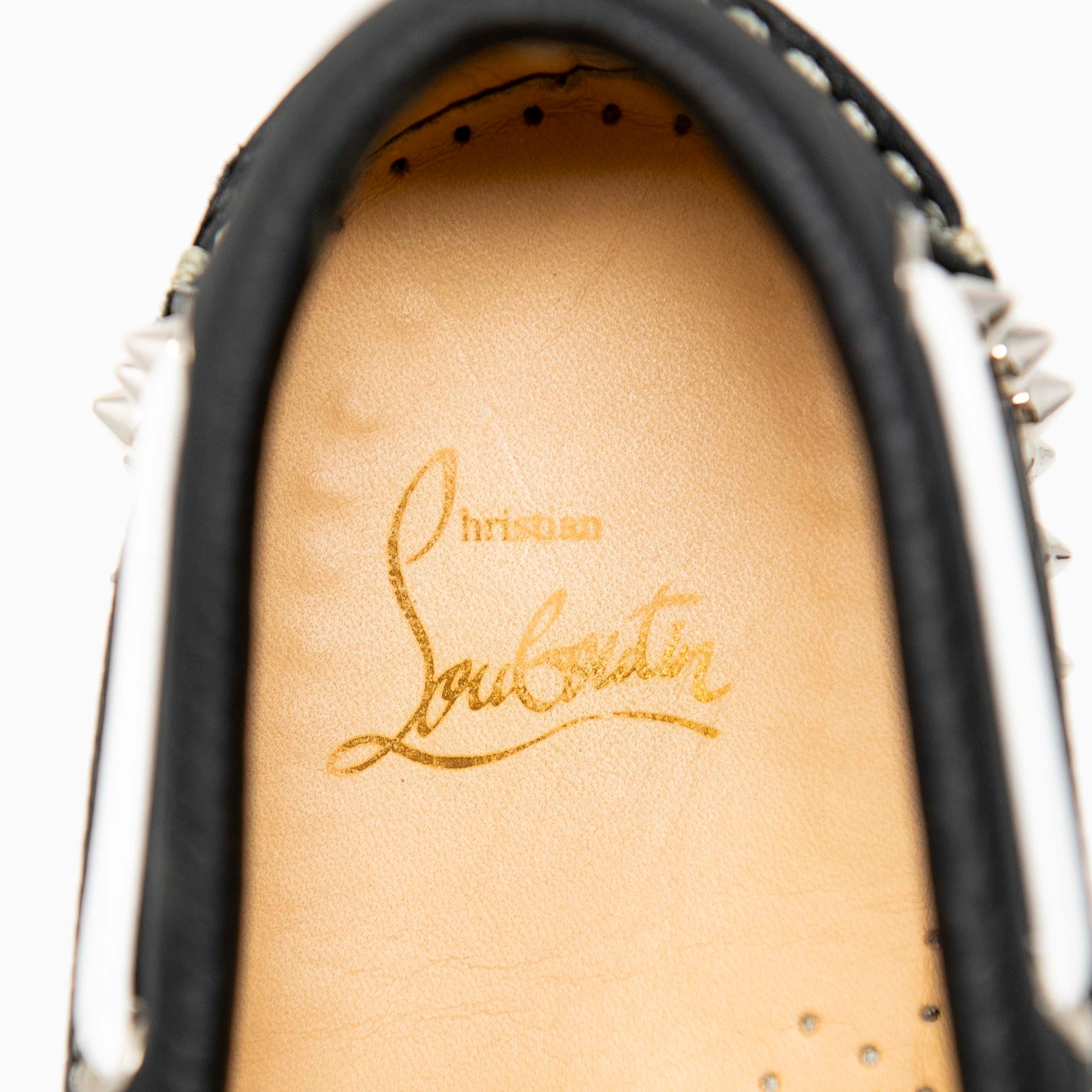 Christian Louboutin Dark Blue Roller Boat Flats Women's Size 41.5 | Luxury Designer Flats for Women | Perfect for Casual Outings, Office Wear & Evening Events