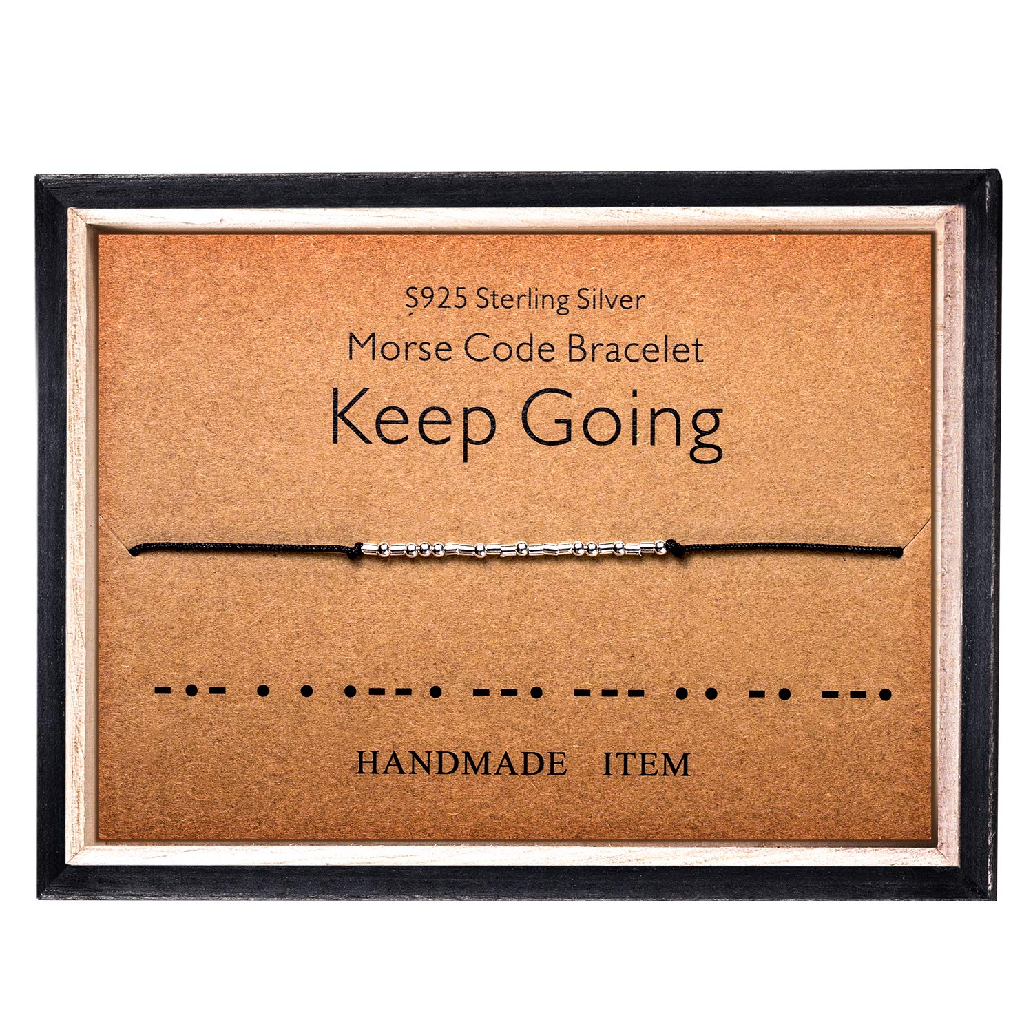 KGBNCIE Morse Code Bracelet for Women - Inspirational & Funny Friendship Gift - Perfect for Birthdays, Anniversaries & Special Occasions