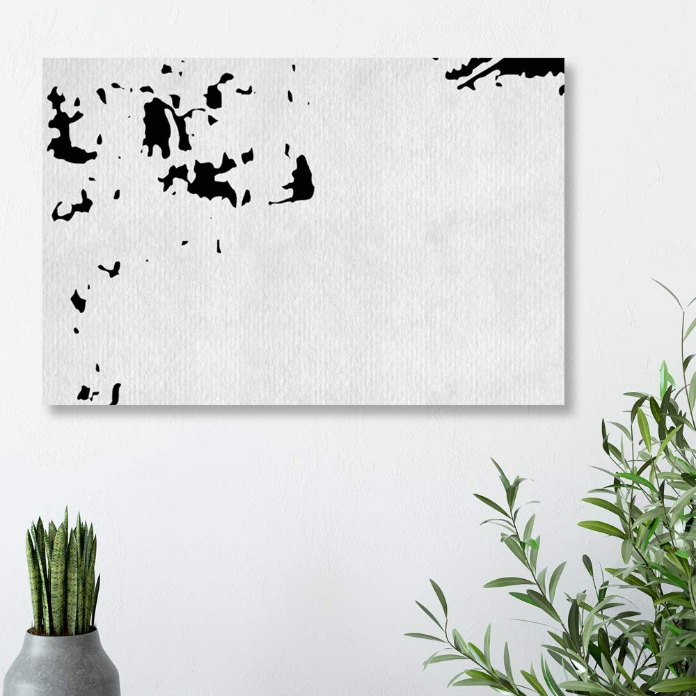 Rustic Ink Canvas Wall Art - 12x18 Inches Framed Paintings for Bedroom, Living Room, Office Decor - Home Wall Decorations & Canvas Prints