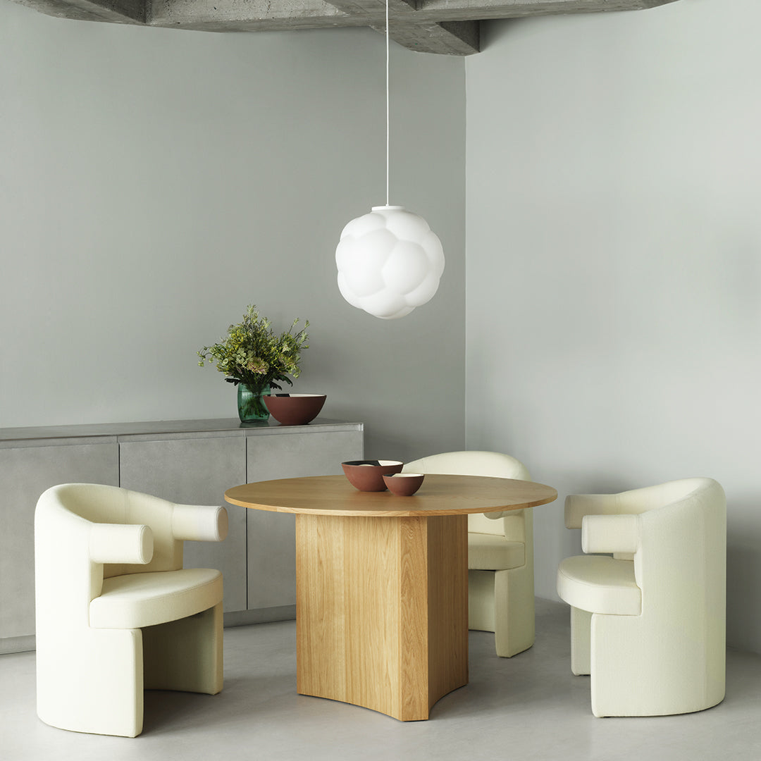 Modern Wooden Dining Table Set for 6 - Rustic Farmhouse Style Kitchen & Dining Room Furniture - Perfect for Family Gatherings & Dinner Parties