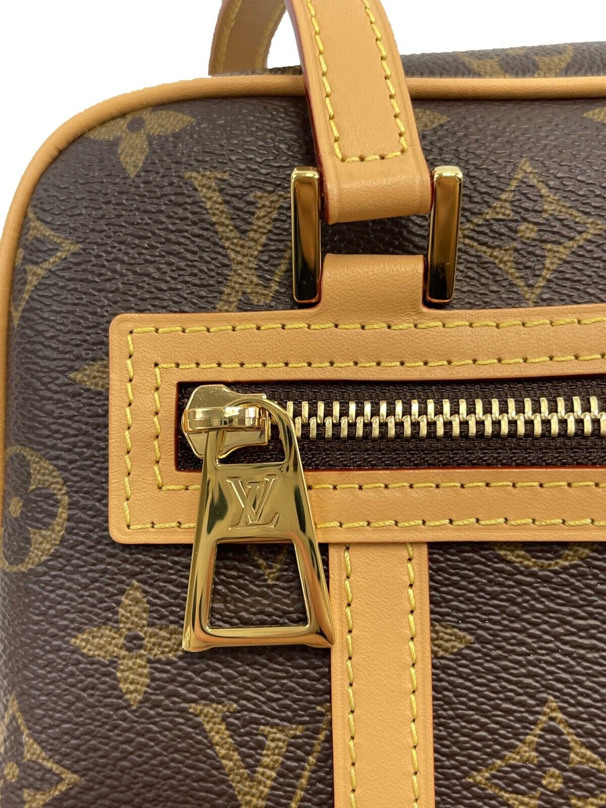 Authentic Louis Vuitton Monogram Cite Handbag in Brown/Tan - Luxury Designer Shoulder Bag for Women | Perfect for Work, Travel & Evening Events