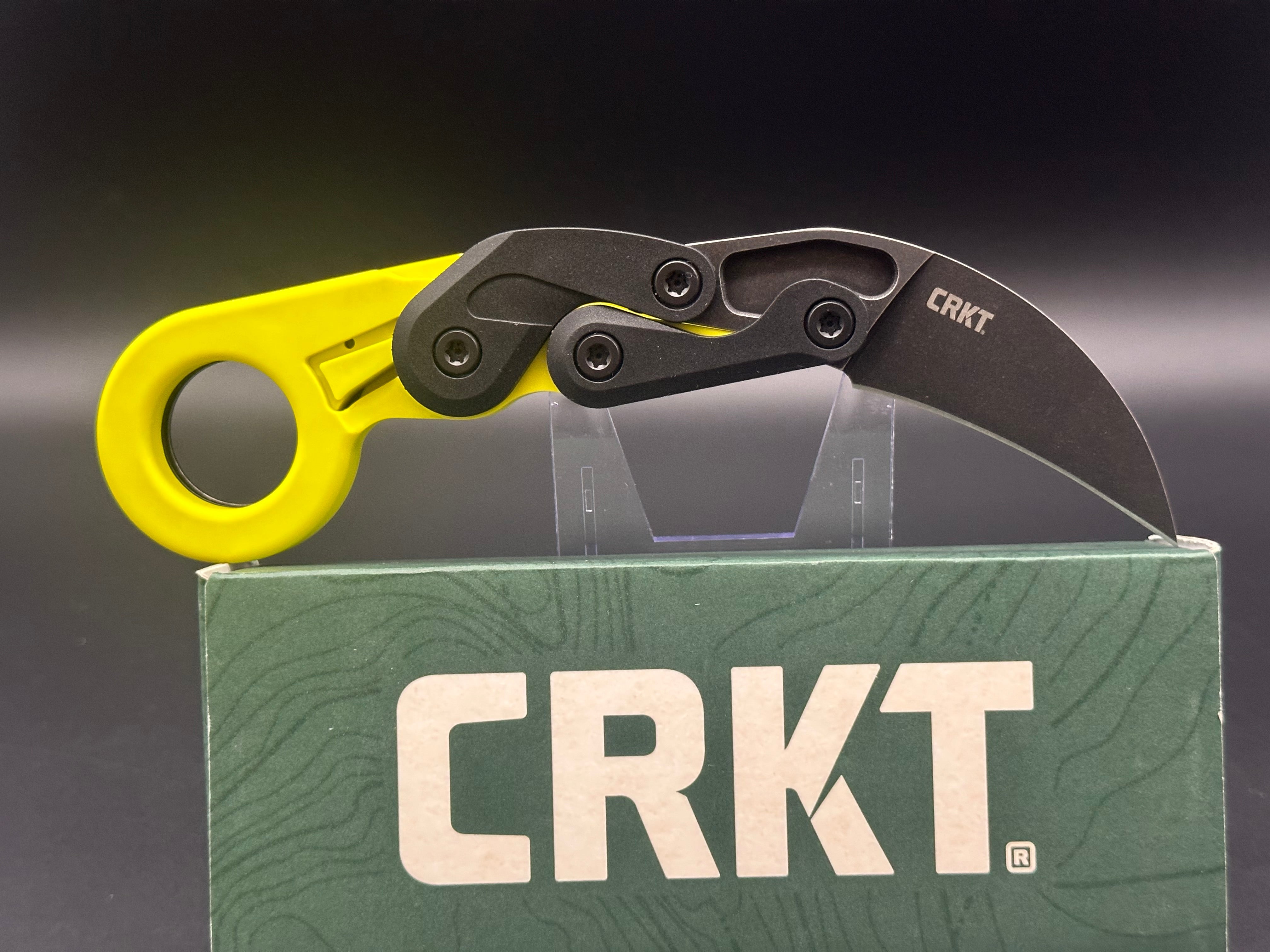 CRKT Provoke Zap Kinematic Morphing Karambit Folding Knife - 2.4