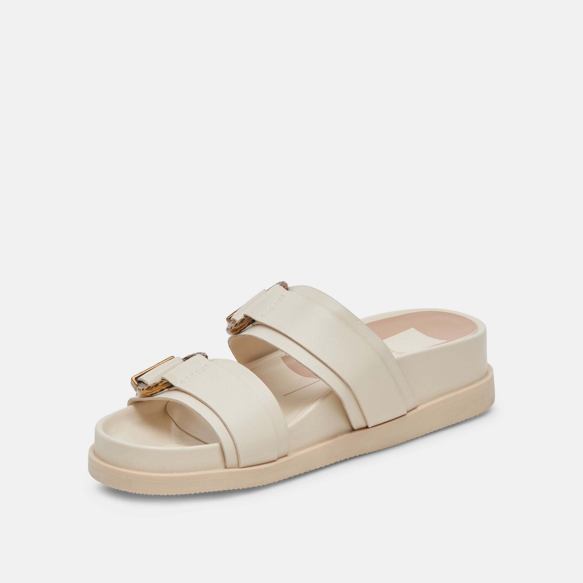 SOYA White Leather Sandals for Women - Comfortable & Stylish Summer Beach Walking Shoes - Perfect for Vacation, Travel, and Casual Outfits