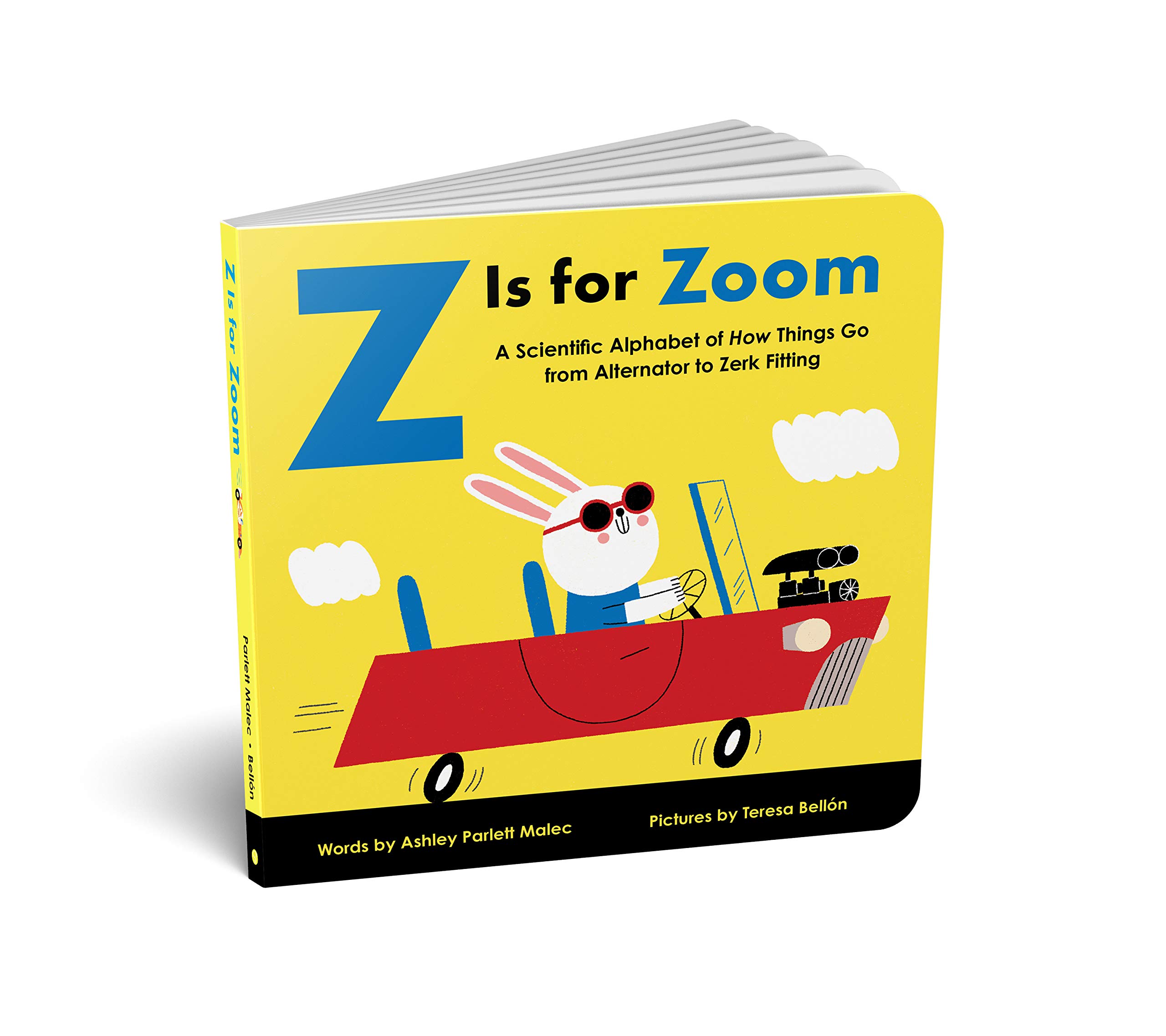 Z Is for Zoom: A Mechanical Alphabet of How Things Work - Perfect for F1 & NASCAR Fans (Baby University) | Fun Learning Book for Kids & Racing Enthusiasts