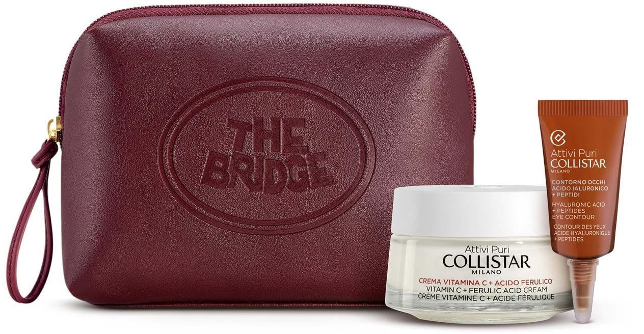Collistar Pure Actives Vitamin C + Ferulic Acid Gift Set - Brightening Serum & Antioxidant Skincare Set for Glowing Skin | Perfect for Daily Anti-Aging Routine & Travel Skincare Essentials