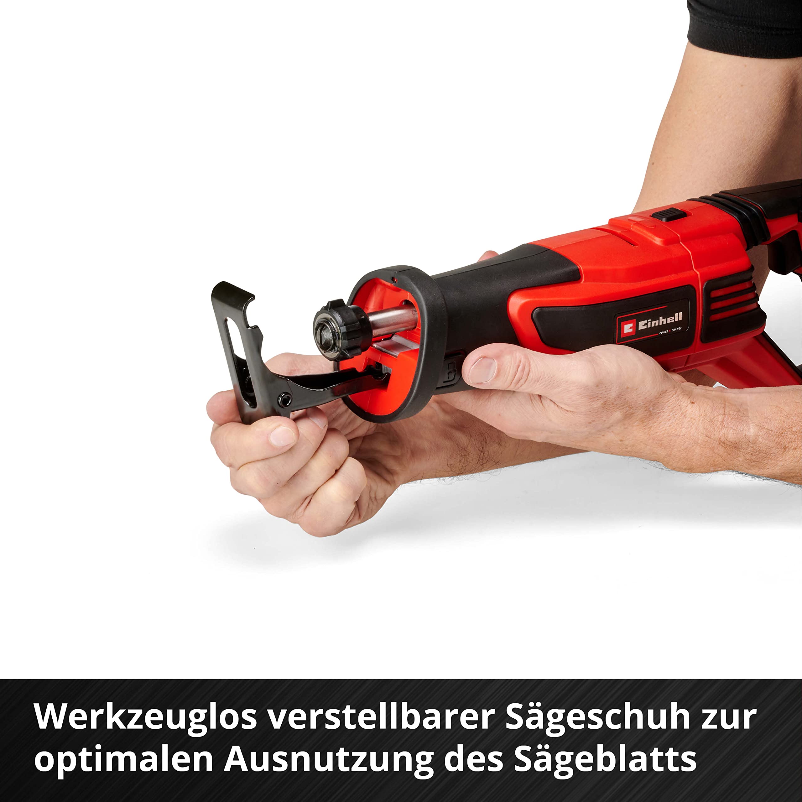 Einhell TP-AP 18/28 Li BL-Solo Cordless Brushless Universal Saw - 18V Power X-Change System, 28mm Cutting Depth, 2500 RPM, 20cm Wood Cutting Capacity, Rotatable Handle (Battery Not Included) - Perfect for DIY Projects, Woodworking, and Home Renovations