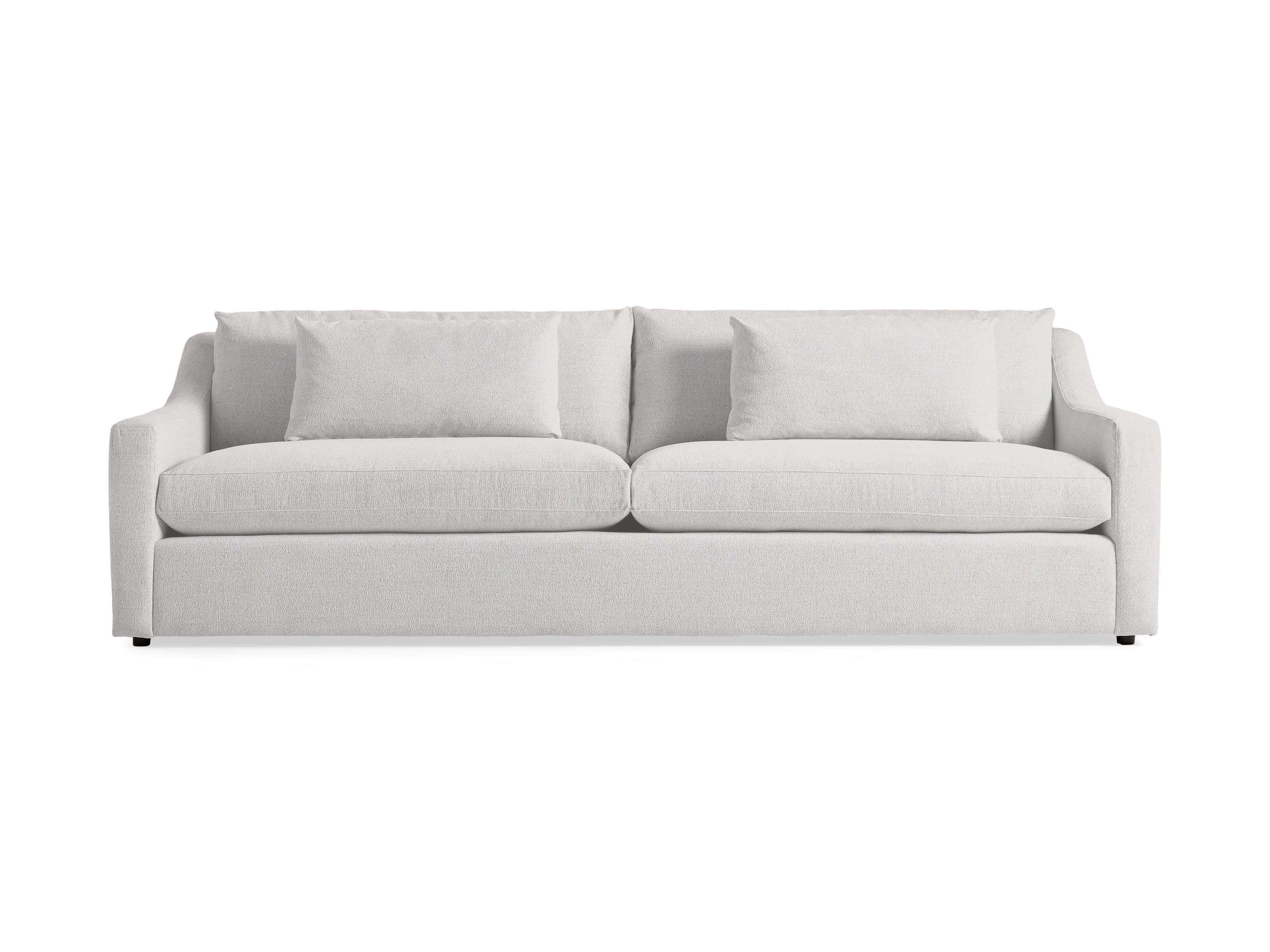 Ashby Sofa 463 - Modern 3-Seater Fabric Couch with Sturdy Wooden Legs for Living Room, Lounge & Office Comfort