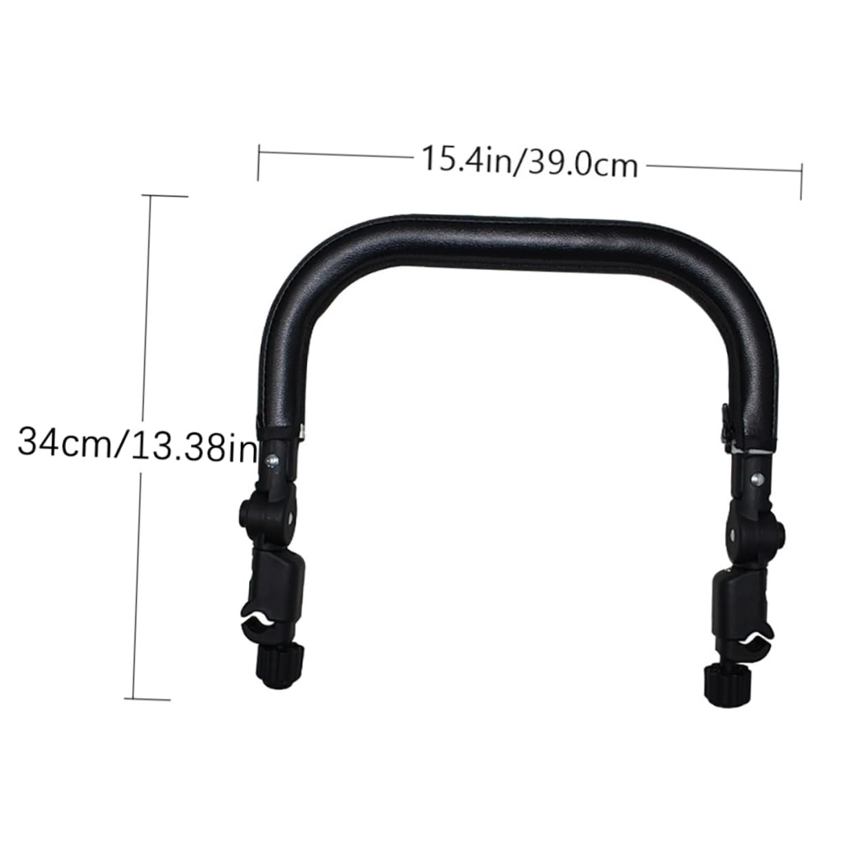 HEMOTON 3-Pack Stroller Bumper Armrest Bar - Universal Stroller Handlebar Accessory for Safety & Comfort | Perfect for Baby Strollers, Joggers & Travel Systems | Durable & Easy to Install