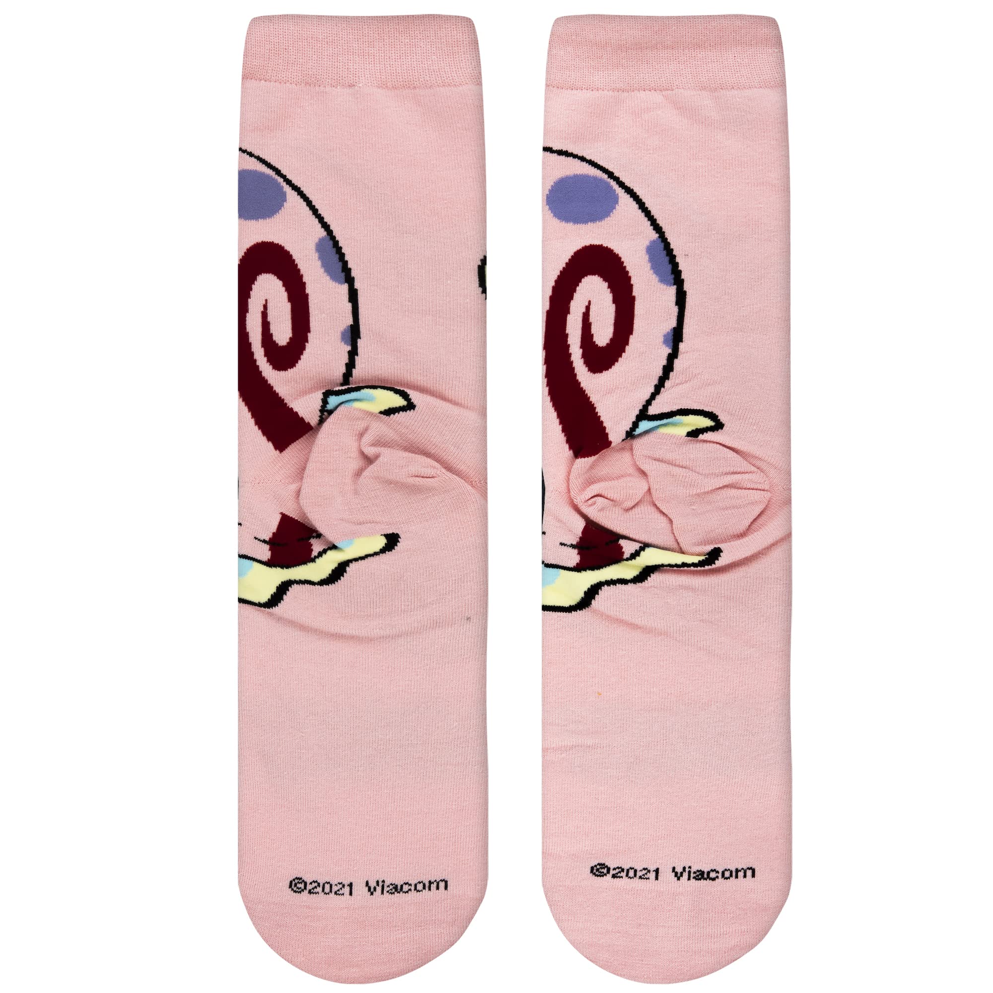 Gary The Snail Nickelodeon SpongeBob Cartoon Socks - Fun & Cute Novelty Socks for Women (US Size 5-10) - Perfect Gift for SpongeBob Fans, Cosplay & Casual Wear
