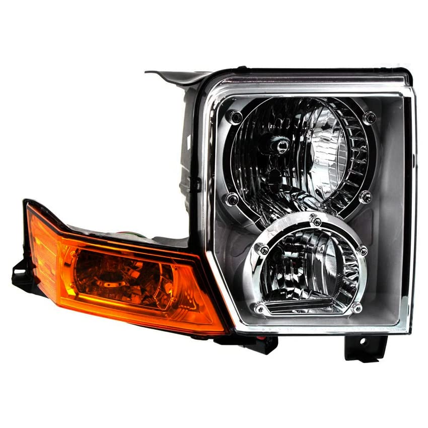 RAREELECTRICAL New Right Halogen Headlight Replacement for 2007-2010 Jeep Commander Sport - Part #55396536Ai Ch2519117 - Perfect for Night Driving & Off-Road Adventures