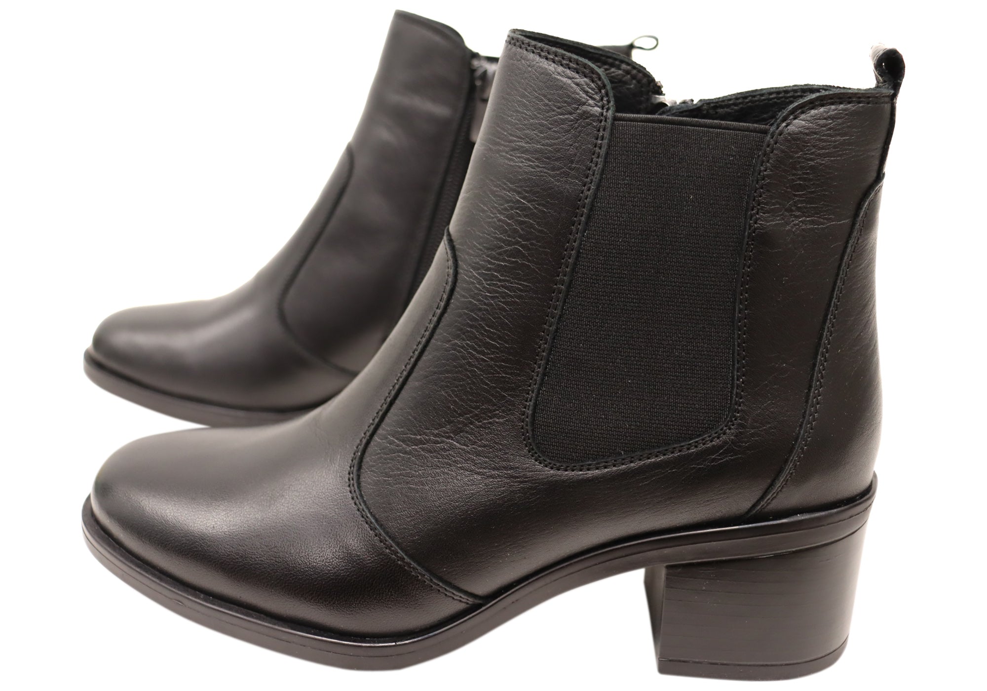 Orizonte Velmer Women's European Comfortable Leather Ankle Boots - Stylish & Soft for Walking, Work & Casual Outfits