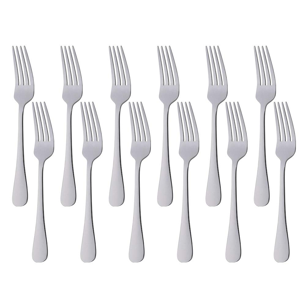 12-Piece MINGYU Colorful Salad Forks Set - 6.5