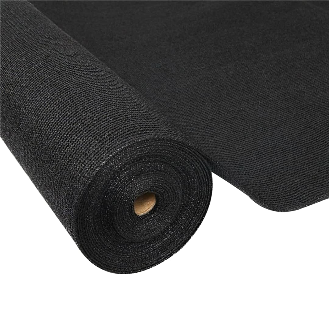 60% Black Shade Cloth 12' x 30' - UV Resistant Mesh Fabric for Garden Privacy Fence, Plant Shade Cover, Wind Screen & Outdoor Shade Solutions - Perfect for Patio, Greenhouse & Backyard Privacy