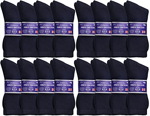 Men 36 Pack Navy Crew