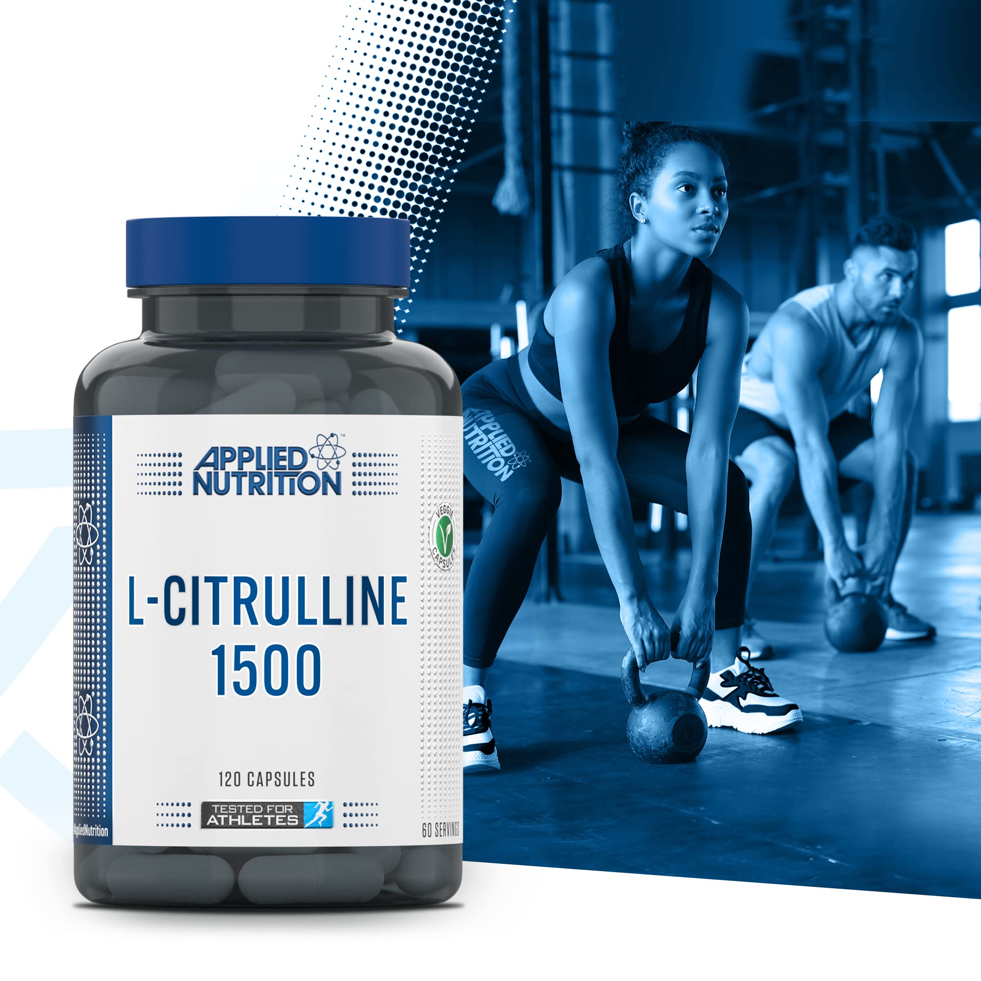 Applied Nutrition L-Citrulline 120 Capsules – Premium Amino Acid Supplement for Muscle Recovery, Energy Boost & Heart Health | Ideal for Athletes, Bodybuilders & Fitness Enthusiasts