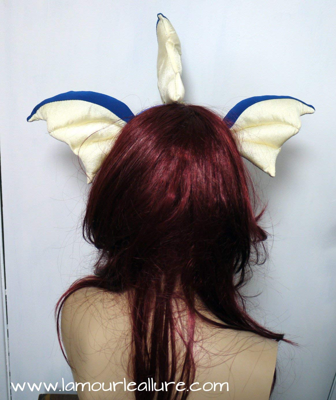 Vaporeon Ears Headband - Cute Pokemon Cosplay Costume Accessory for Anime Conventions, Halloween Parties & Themed Photoshoots
