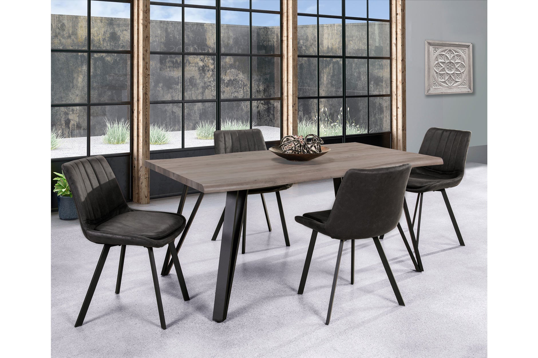 5-Piece Carrie Dining Table Set - Modern Kitchen & Dining Room Furniture for Small Spaces | Perfect for Apartments, Breakfast Nooks & Cozy Family Meals