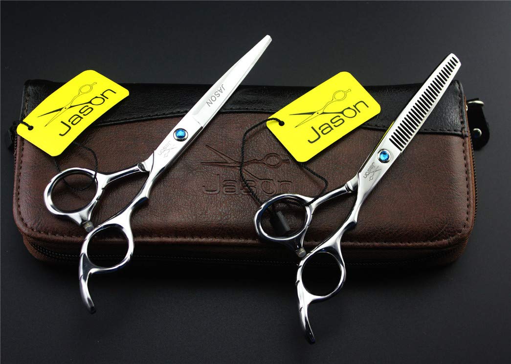 Professional 6.0 Inch Dog & Cat Grooming Scissors Set - High-End Barber Shears for Pet Hairdressing | Sharp Air Cutting, Tooth & Flat Scissors | Perfect for Salon & Home Use | Gentle Pet Grooming for Dogs, Cats & Small Animals
