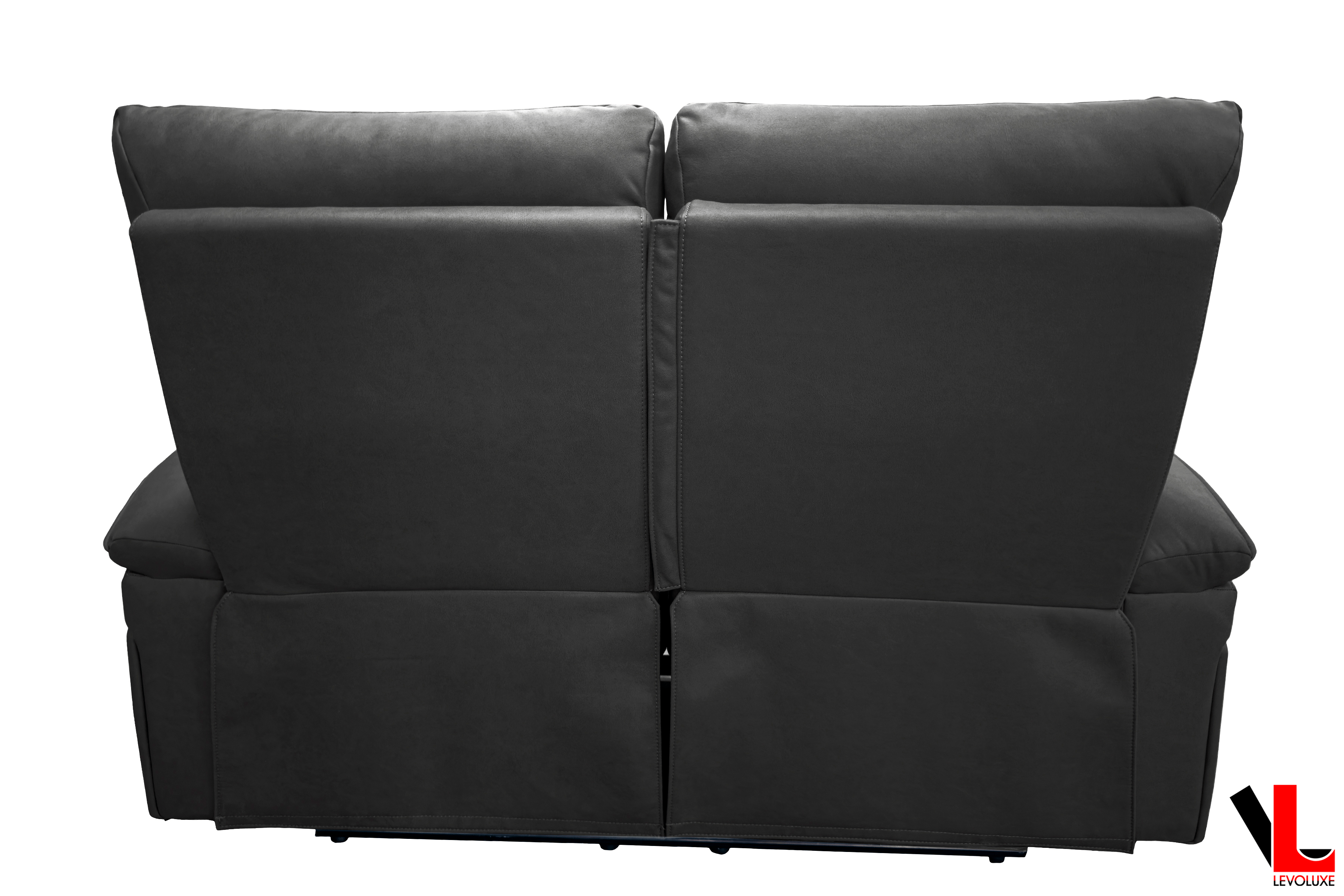 Sereno 2-Piece Reclining Sofa and Loveseat Set in Jaxxon Smoke Gray - Modern Living Room Furniture for Relaxing & Entertaining